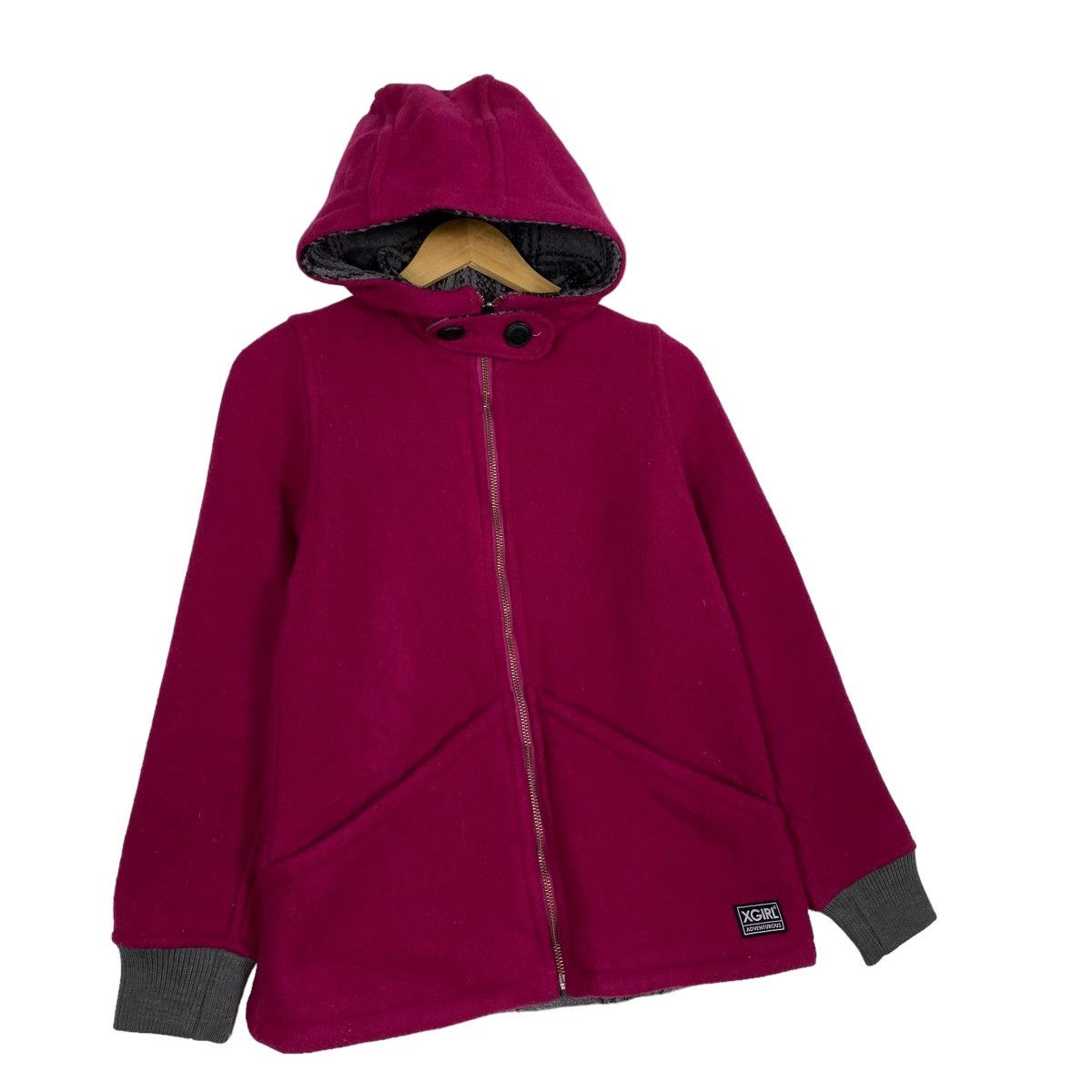 Japanese Brand X-Girl Skaterboards Zipper Hoodie Jacket Size US S / EU 44-46 / 1 - 3 Thumbnail