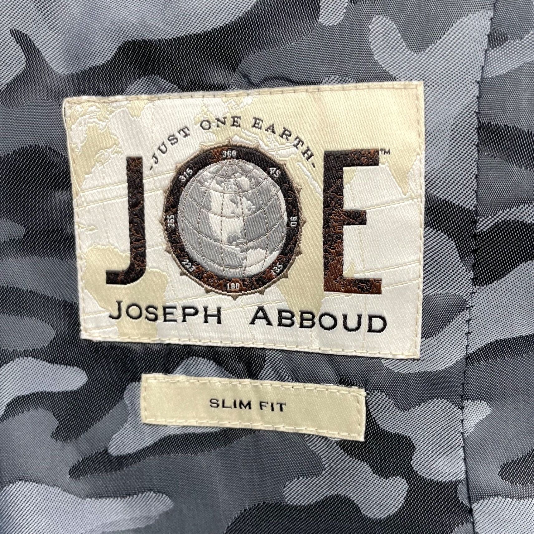 Joseph Abboud Joseph Abboud Blazer Jacket Men 42L Gray Plaid 100% Wool Slim Fit 2-Button Vent Notch Lining Camouflage Long Coat/Jacket Size 42R - 5 Thumbnail