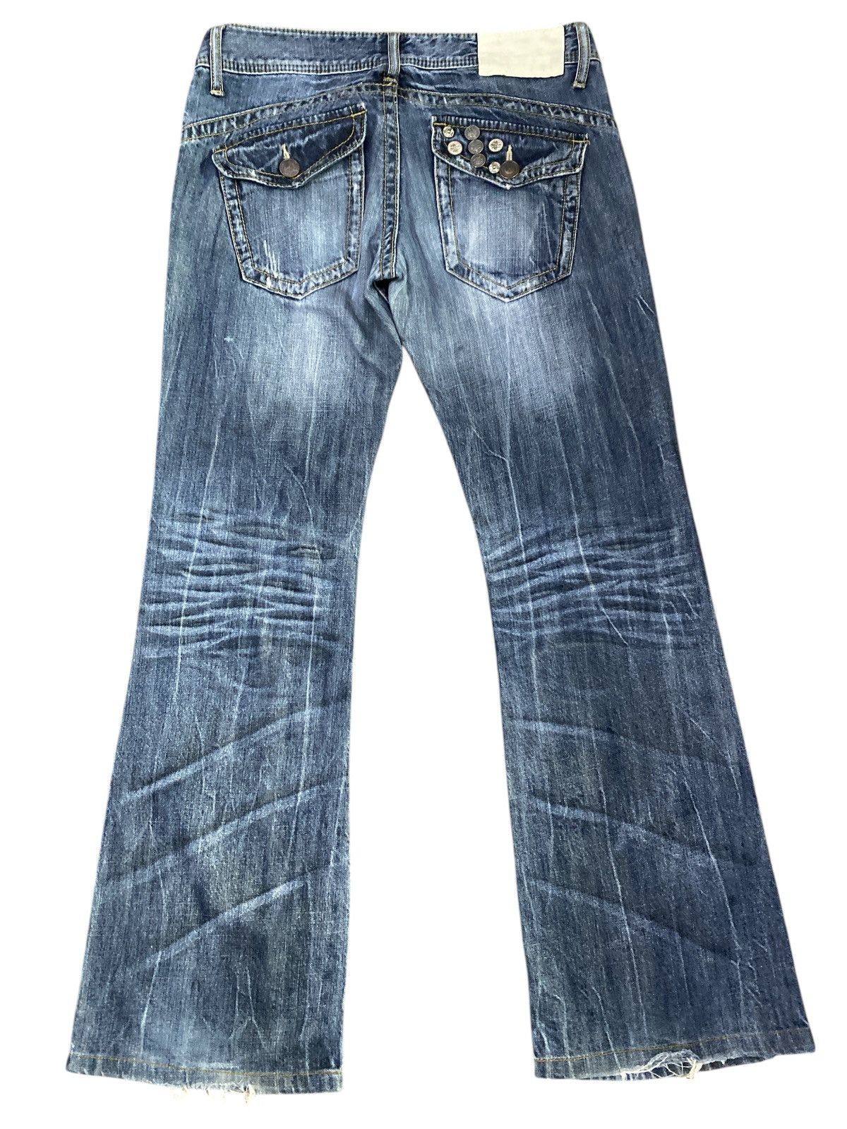 Hysteric Glamour × If Six Was Nine × Japanese Brand Japanese Brand Ozz First Bell Bottom Jeans Size US 30 / EU 46 - 9 Thumbnail