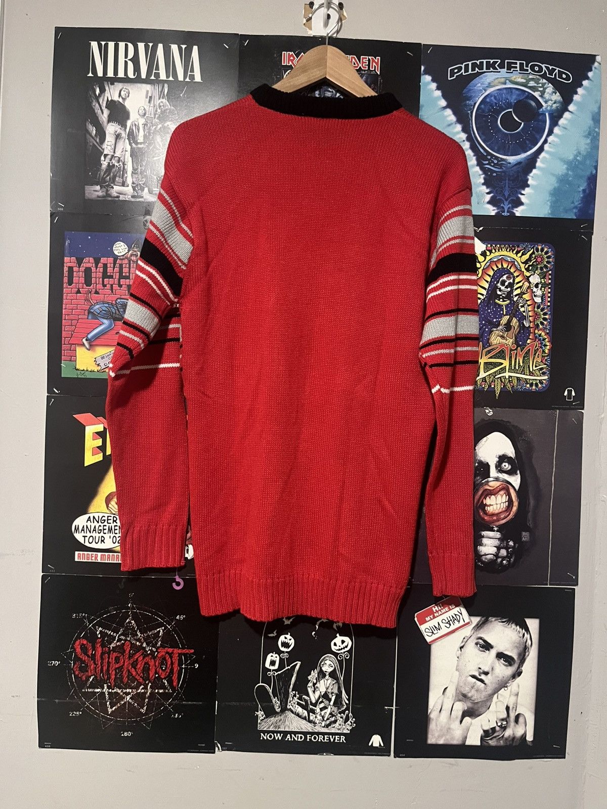 Southpole Y2K SouthPole Embroidered Knit Oversized Stripped Sweater Size US M / EU 48-50 / 2 - 8 Thumbnail