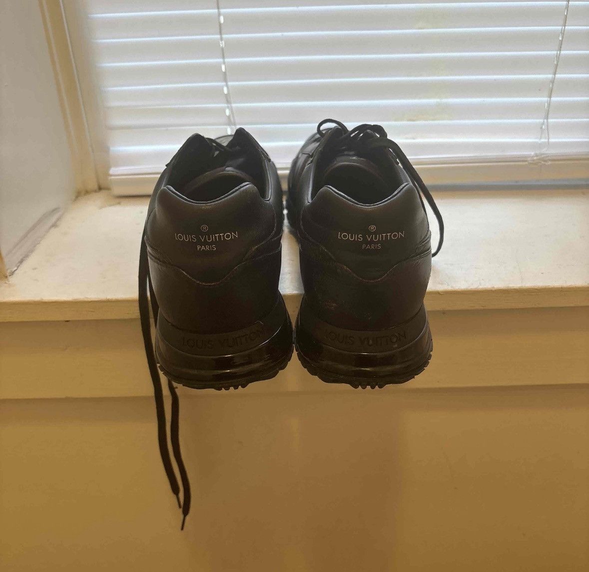 Louis Vuitton Louis Vuitton Run Away Sneaker 'Black Iridescent' Size US 11 / EU 44 - 4 Thumbnail
