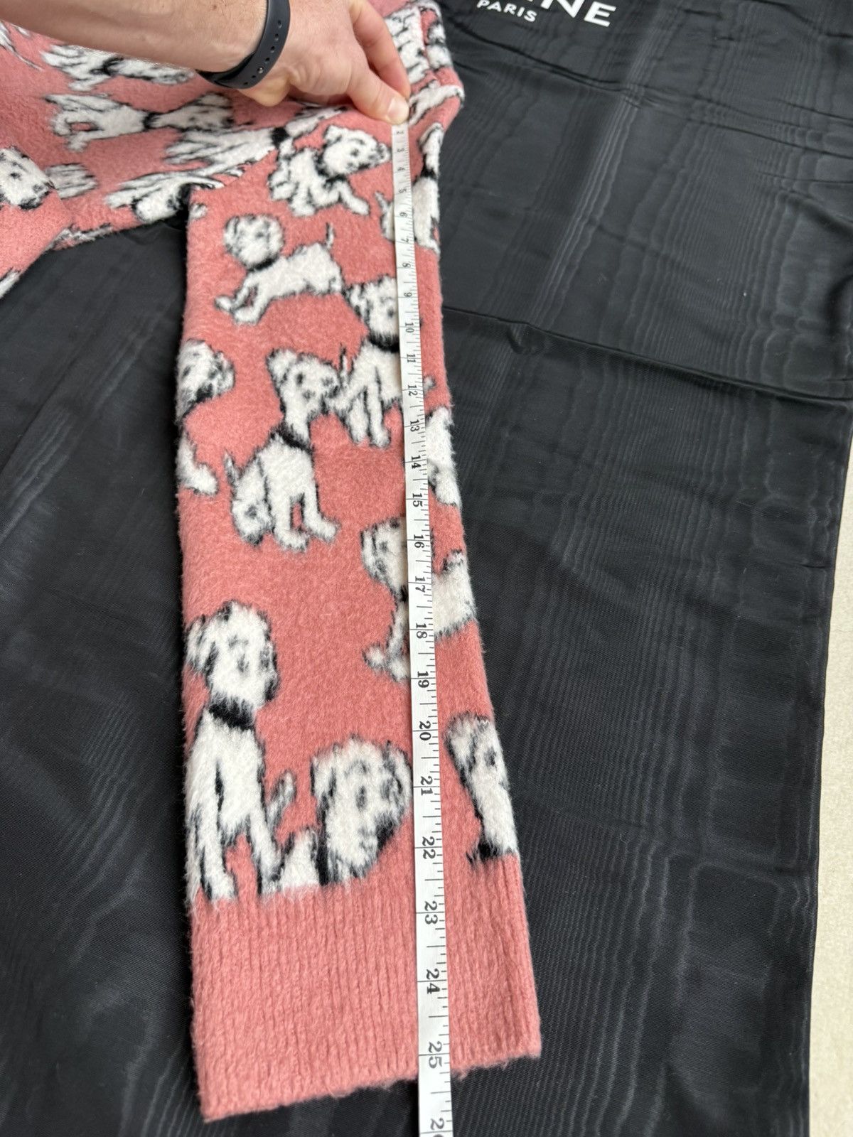 Celine SS22 Celine cosmic cruiser pink puppy cardigan Hedi XL Size US XL / EU 56 / 4 - 10 Thumbnail