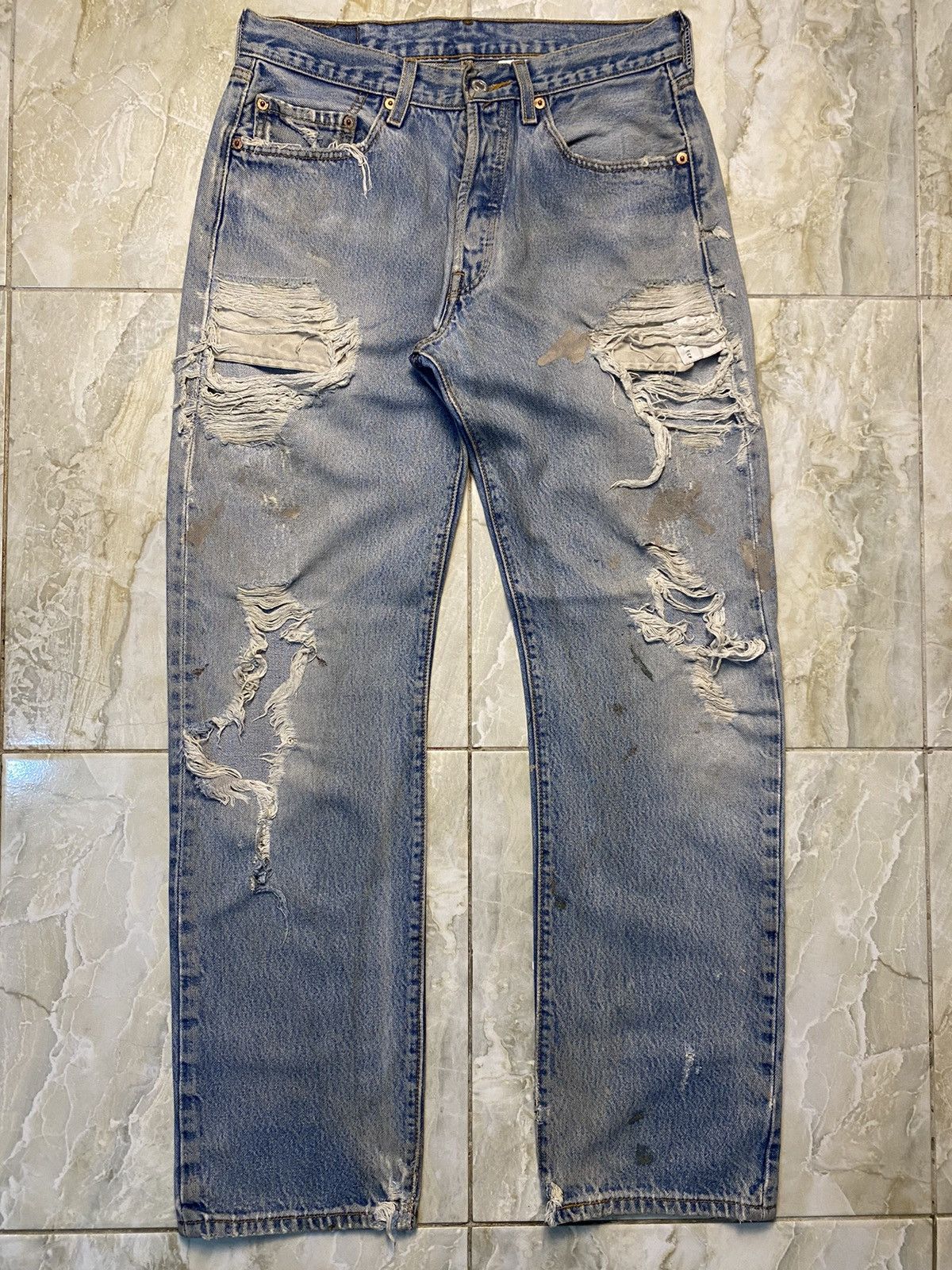 Vintage Levis 501 Size US 33 - 5 Thumbnail
