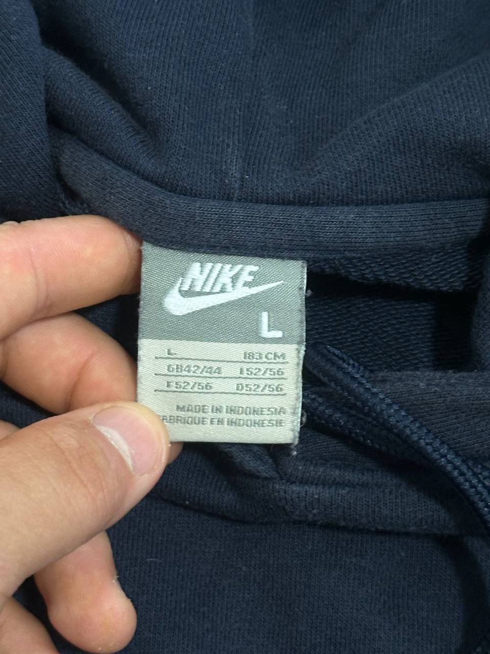 Nike Vintage Nike FC Barcelona Hoodie Navy Sweatshirt Blokecore L Size US L / EU 52-54 / 3 - 9 Thumbnail