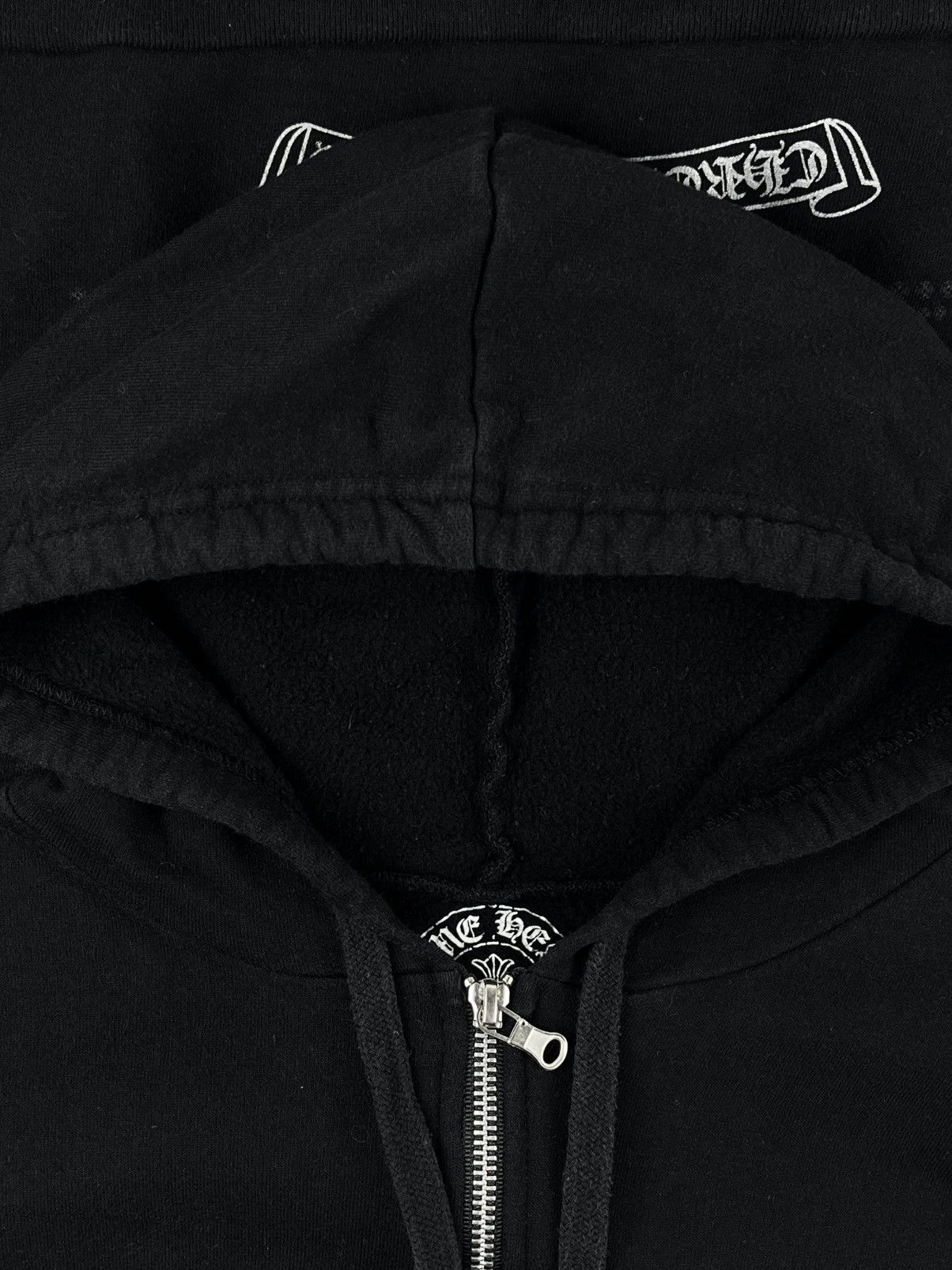Chrome Hearts Chrome Hearts Silver Cross Logo Zip Up Hoodie Black Size S / US 4 / IT 40 - 5 Thumbnail