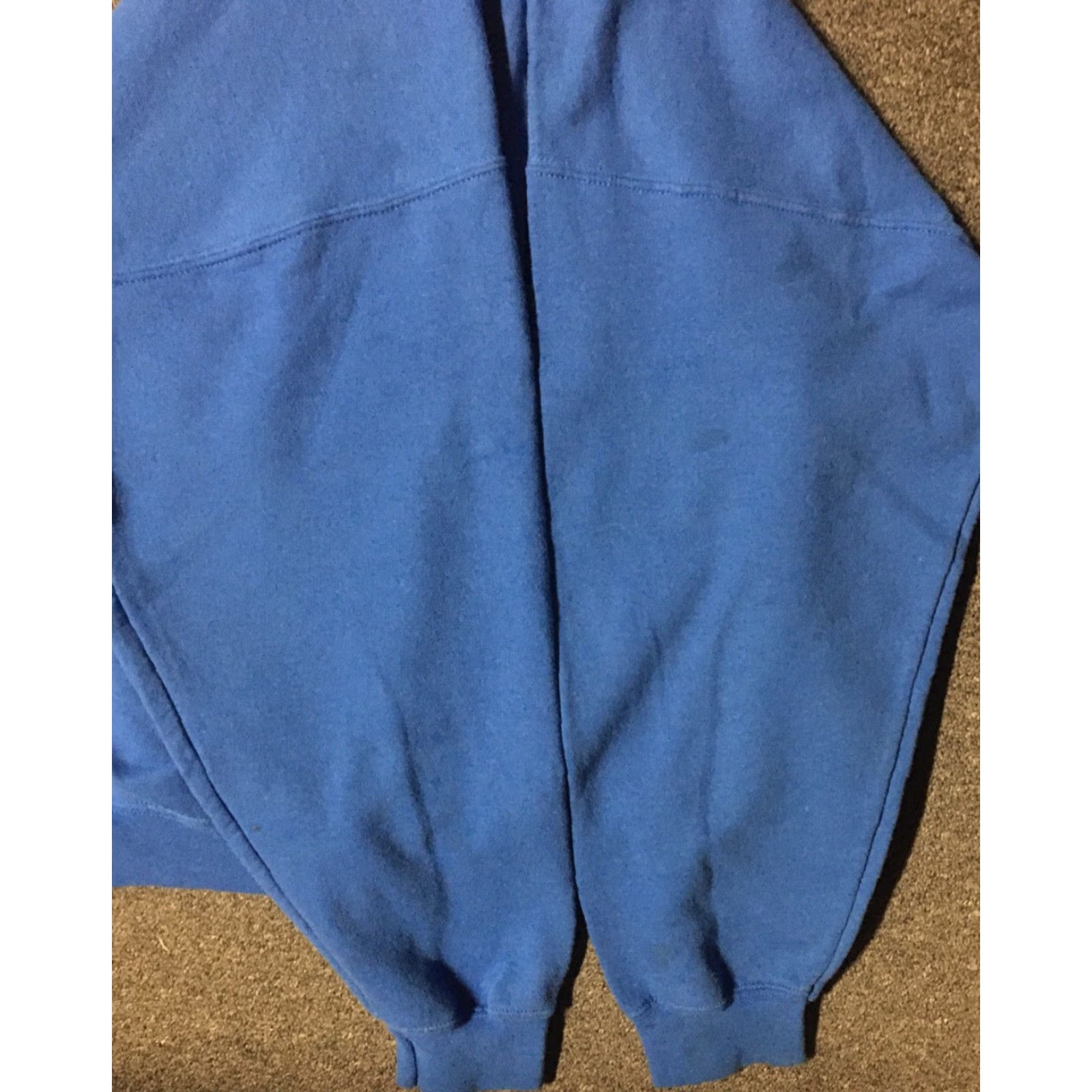 Vintage VINTAGE Grants Pass Cavemen Faded Hoodie XL Blue USA 90s Grunge Biker School Track & Field Mens Sweatshirt Size US XL / EU 56 / 4 - 7 Thumbnail