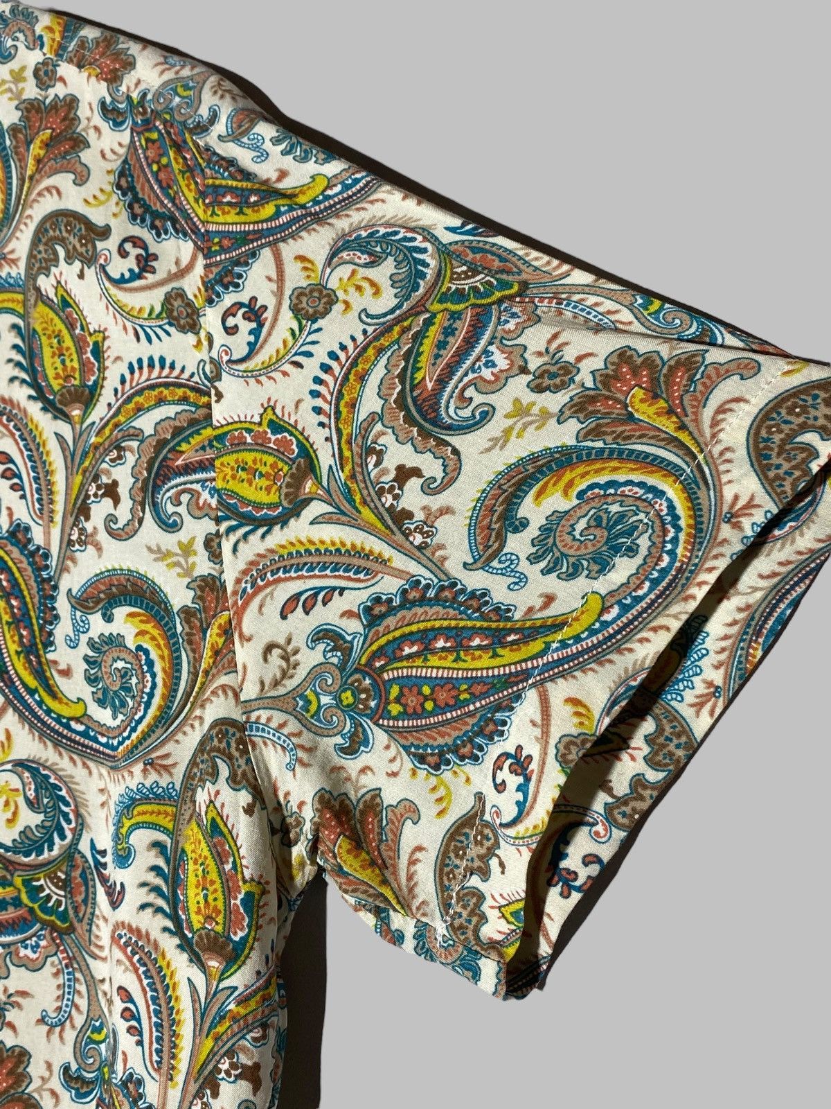 Etro Etro Milano Paisley Pattern All Over Print Button Up Shirt Size US XL / EU 56 / 4 - 6 Thumbnail