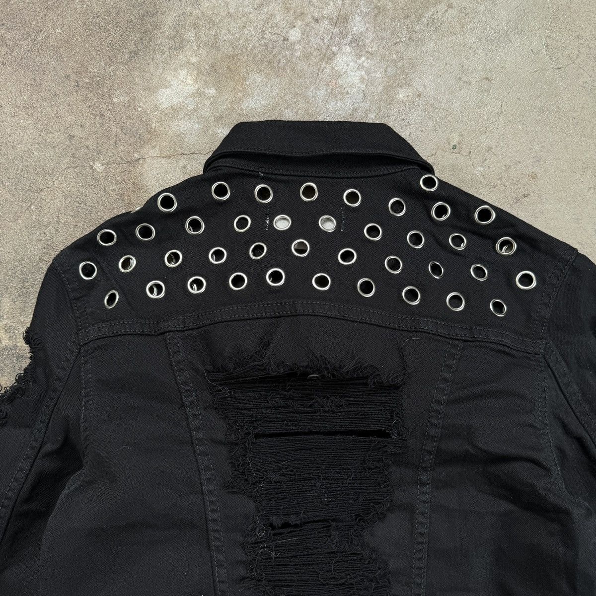 20471120 × Beauty Beast × Seditionaries Band Of Gypsies Punk Distressed Ringed Jacket Size S / US 4 / IT 40 - 9 Thumbnail
