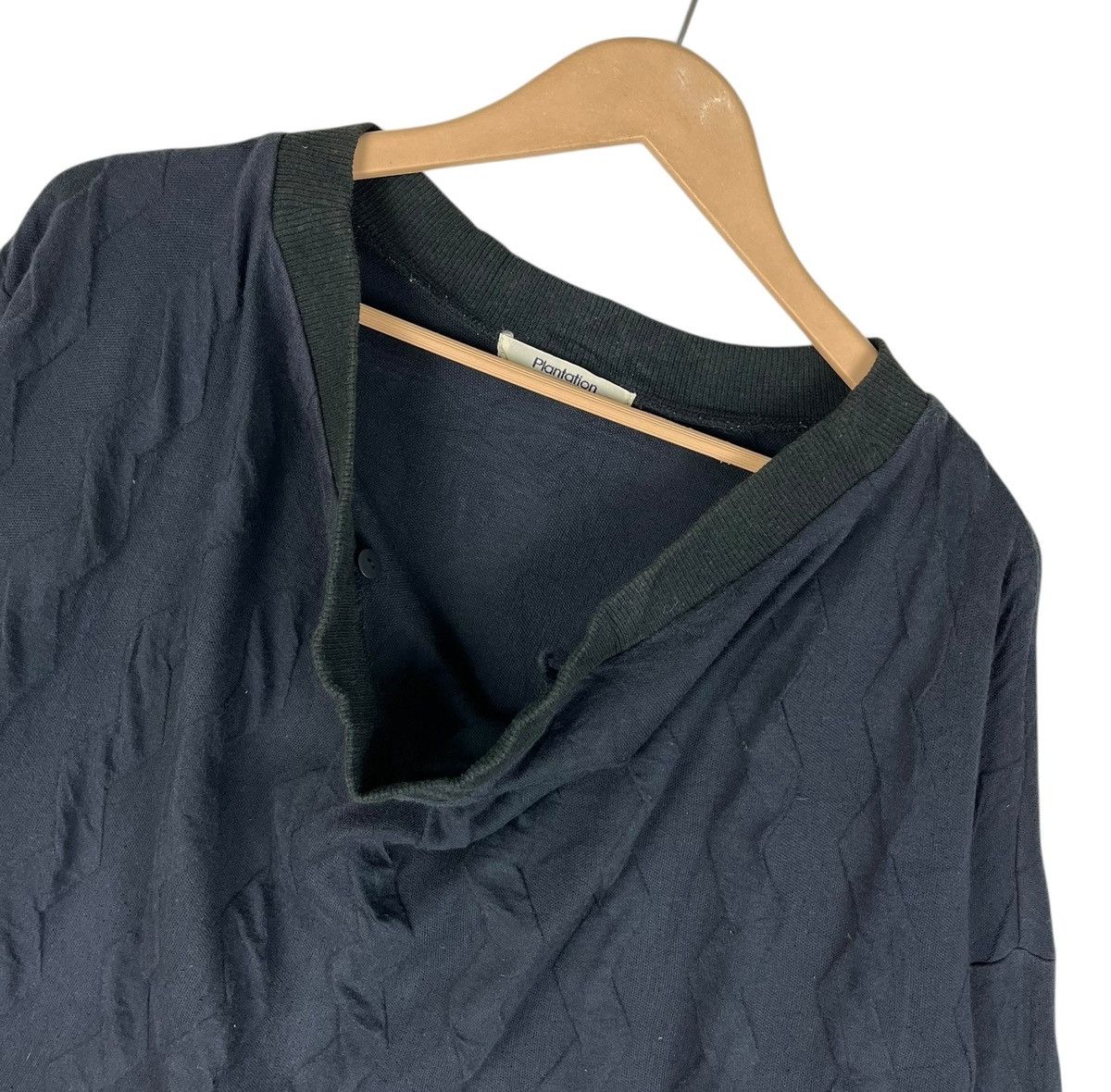 Issey Miyake Plantation by Issey Miyake Open Collar Sweatshirt Size M / US 6-8 / IT 42-44 - 10 Thumbnail