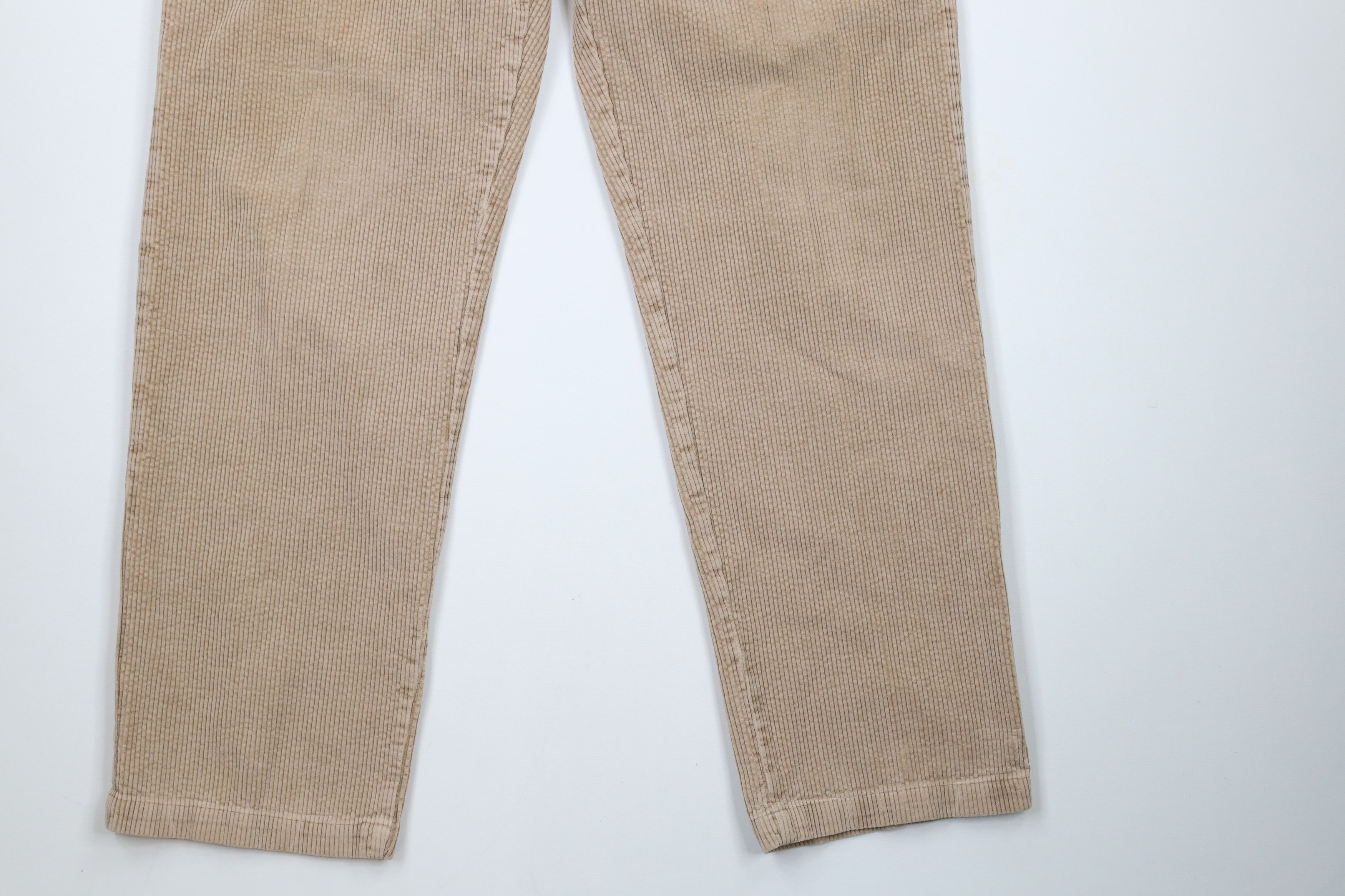 Vintage Vintage 90s Streetwear Wide Leg Corduroy Chino Pants Beige Size US 38 / EU 54 - 4 Thumbnail