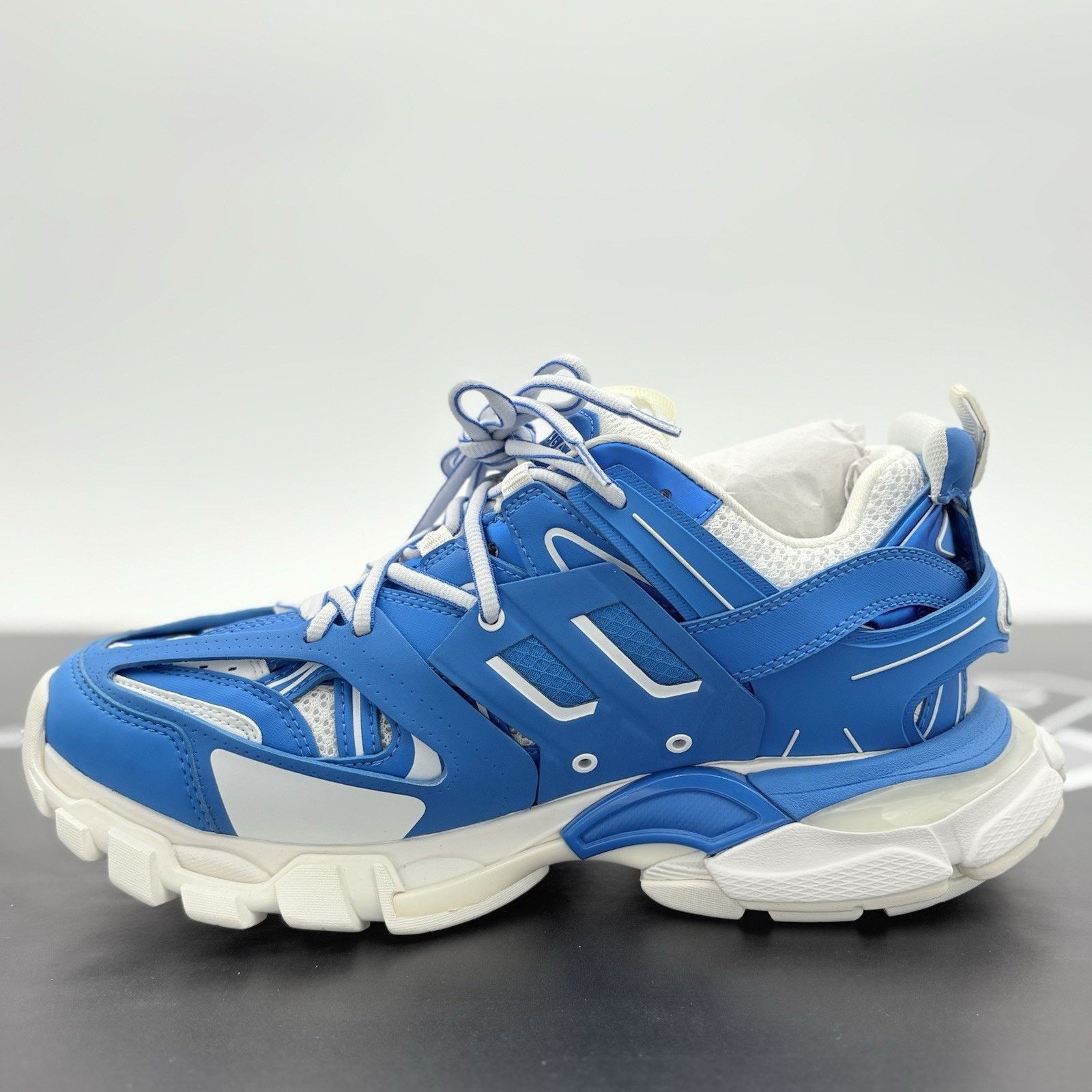 Balenciaga Balenciaga Track LED Sneaker ' White Blue ' | BRAND NEW Size US 6 / EU 39 - 4 Thumbnail