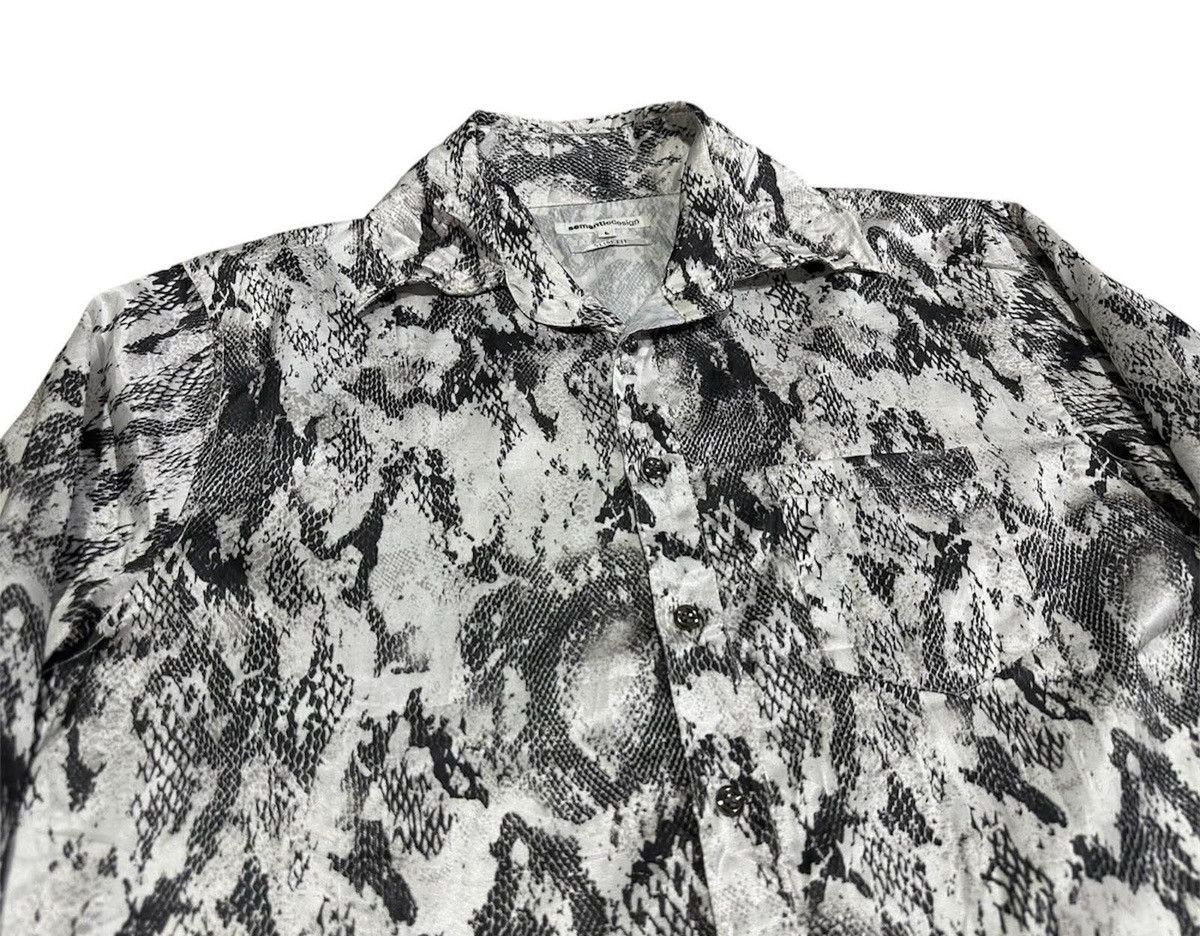 Japanese Brand × Le Grande Bleu (L.G.B.) × semanticdesign 🔥Sick Y2K Semantic Design Snakeskin Shirt Goth Punk Size US L / EU 52-54 / 3 - 3 Thumbnail