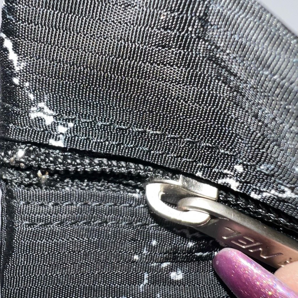 Chanel Chanel Black and White Nylon Old Style Travel Line Pouch Size ONE SIZE - 8 Thumbnail