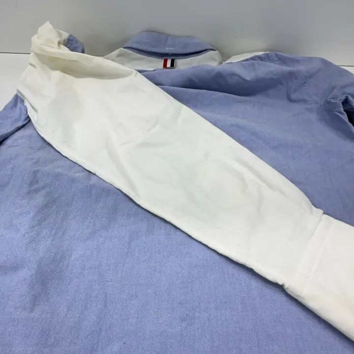 Thom Browne Thom Browne Cotton Oxford Long Sleeve Shirt -2507 Size US M / EU 48-50 / 2 - 9 Thumbnail