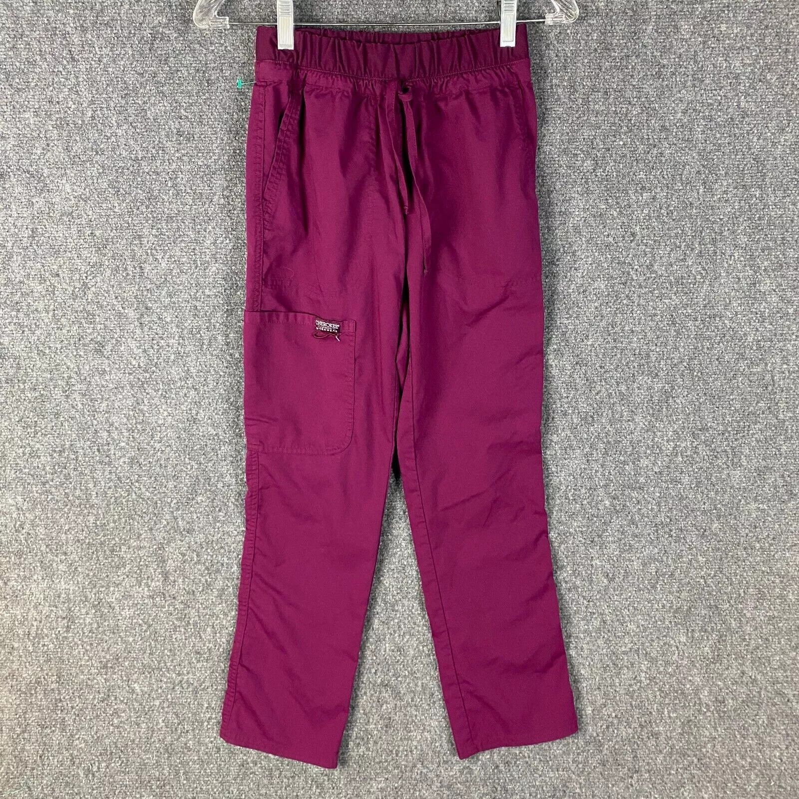 Cherokee Cherokee Scrubs Pants Women's Petite XXS Hot Pink Workwear Size 24" / US 00 / IT 34 - 1 Thumbnail