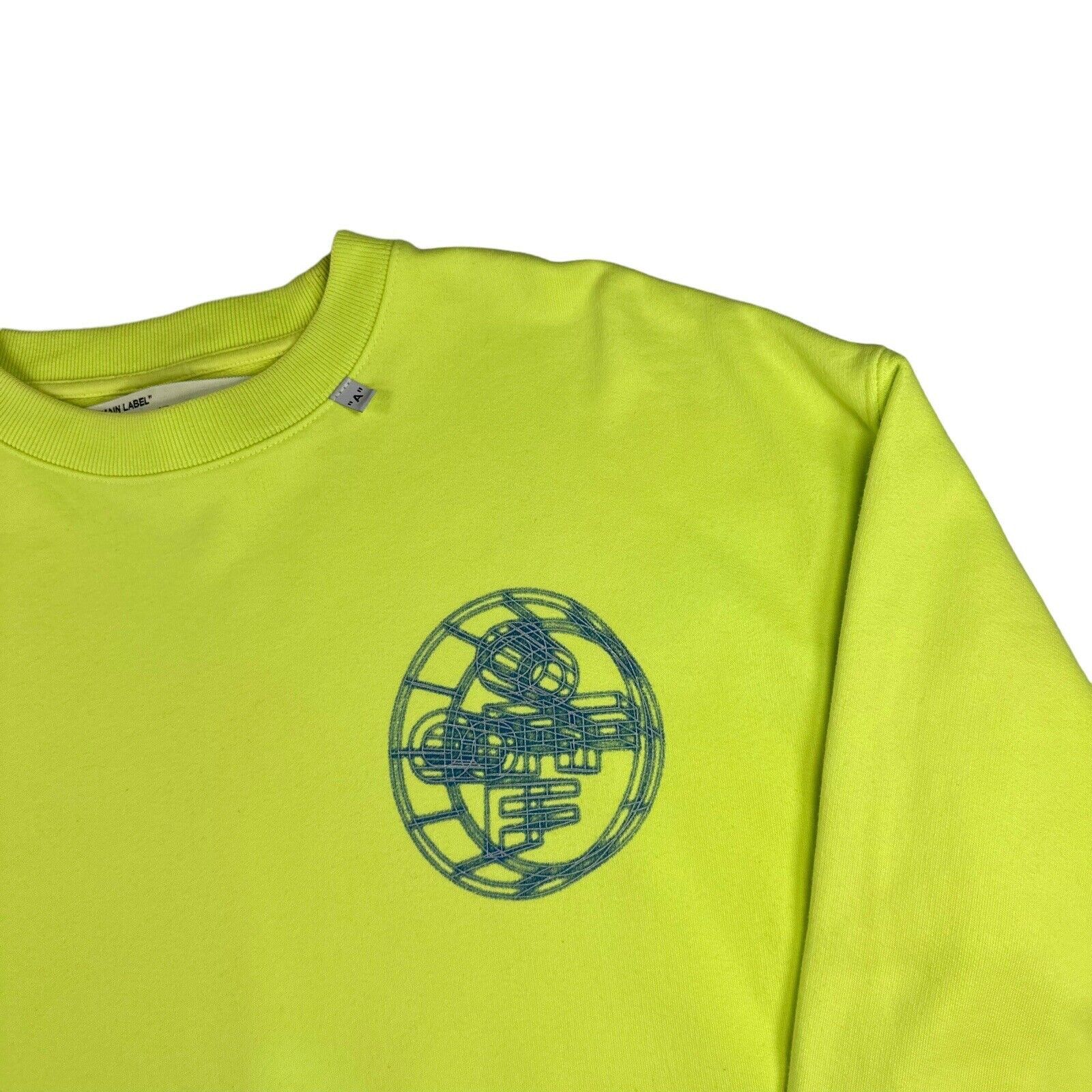 Off-White Off-White Size XS Sweatshirt Neon Green/Yellow Rationalism Size US XS / EU 42 / 0 - 8 Thumbnail