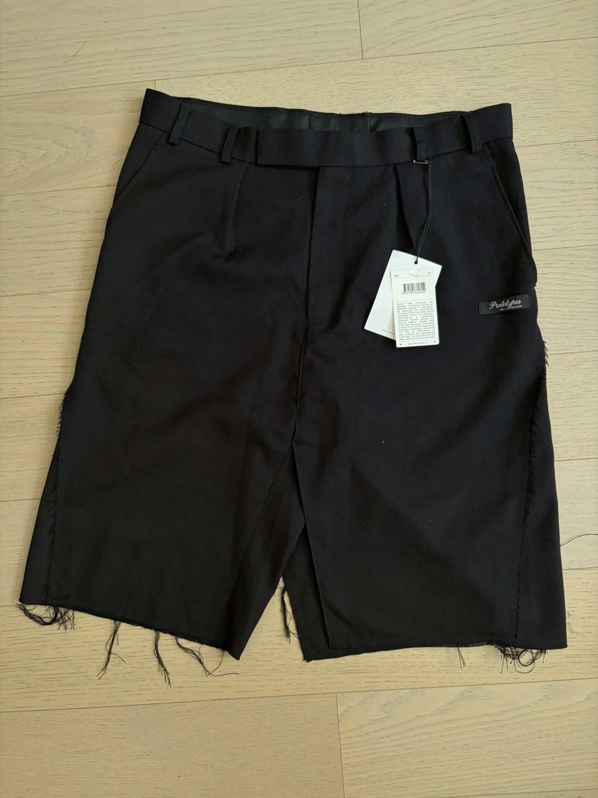 Prototypes Prototypes Cut Up Reconstructed Distressed Trouser Shorts Size US 33 - 1 Thumbnail