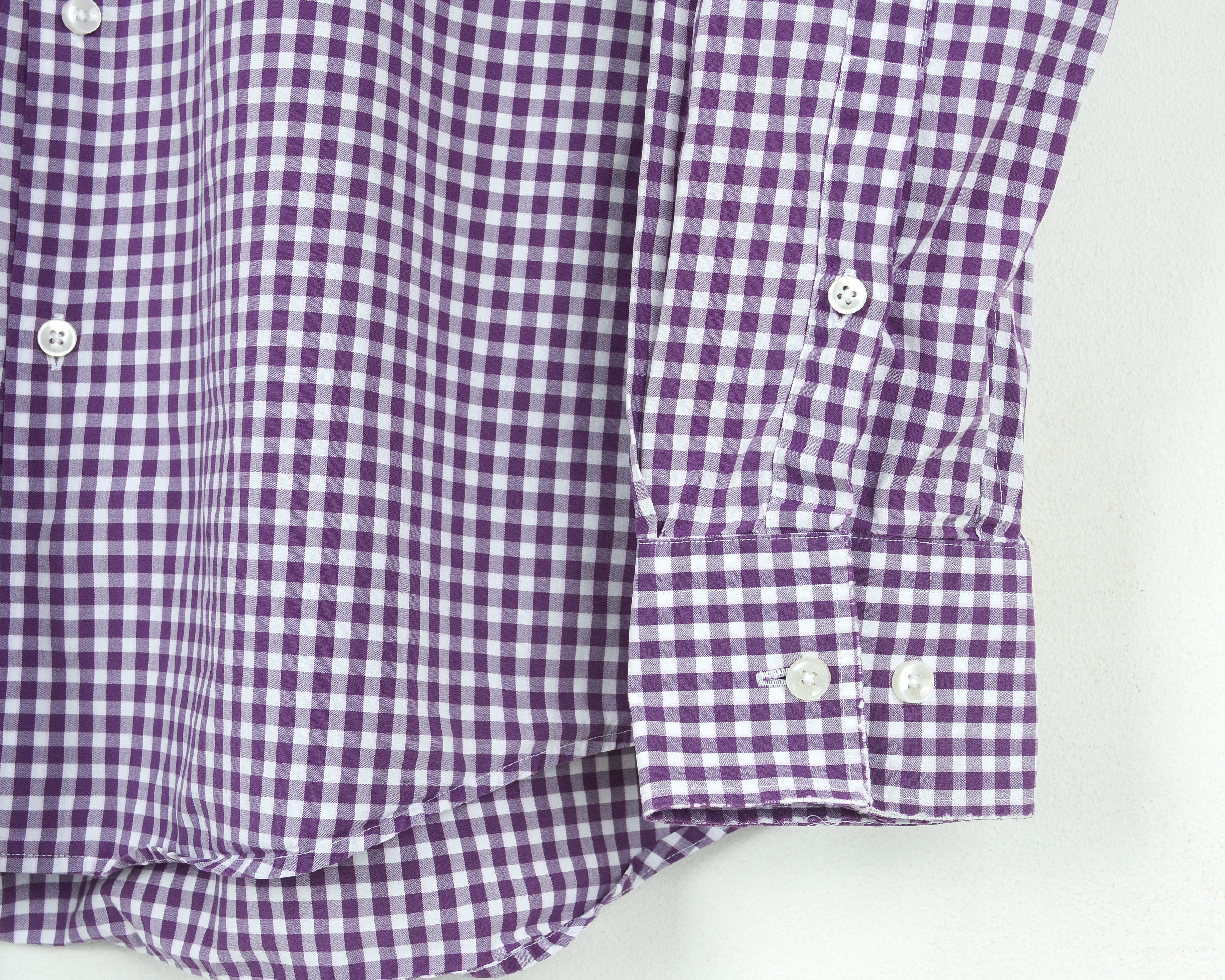 Hugo Boss Slim Fit Button Up Shirt Long Sleeved Check Plaid Cotton Size US M / EU 48-50 / 2 - 3 Thumbnail