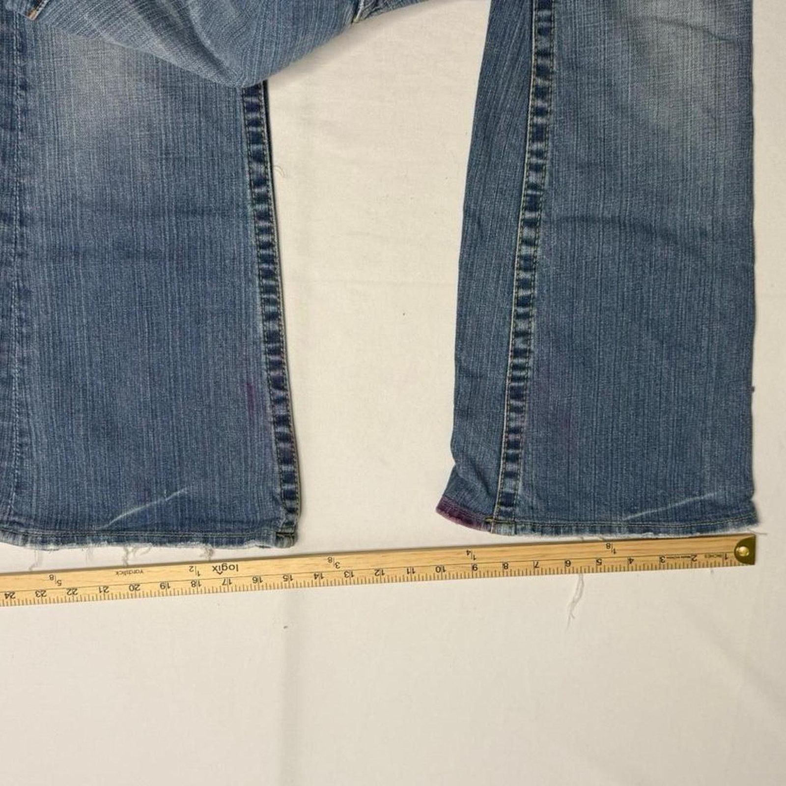 Bebe Bebe blue low rise flared bootcut Y2K 2000s jeans Size 28 Size 28" / US 6 / IT 42 - 8 Thumbnail