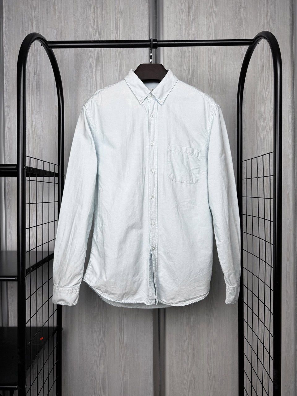 Portuguese Flannel Portuguese Flannel Master Craftsman light blue cotton shirt Size US L / EU 52-54 / 3 - 1 Thumbnail