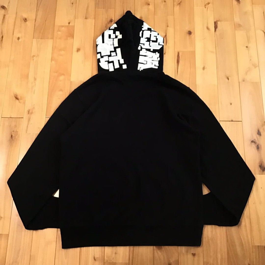 Bape 💫Glow in the dark💫 BAPE DIGITAL SHARK FULL ZIP HOODIE APE Size US XL / EU 56 / 4 - 5 Thumbnail