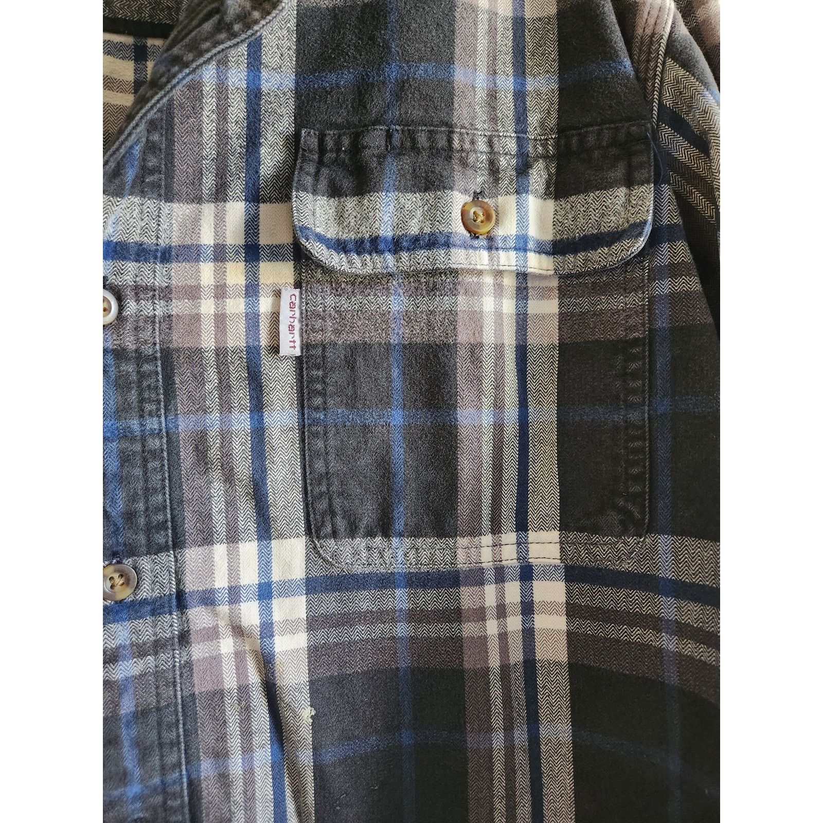 Carhartt Carhartt Men's Original Fit Long Sleeve Plaid Work FlannelXL Size US XL / EU 56 / 4 - 8 Thumbnail