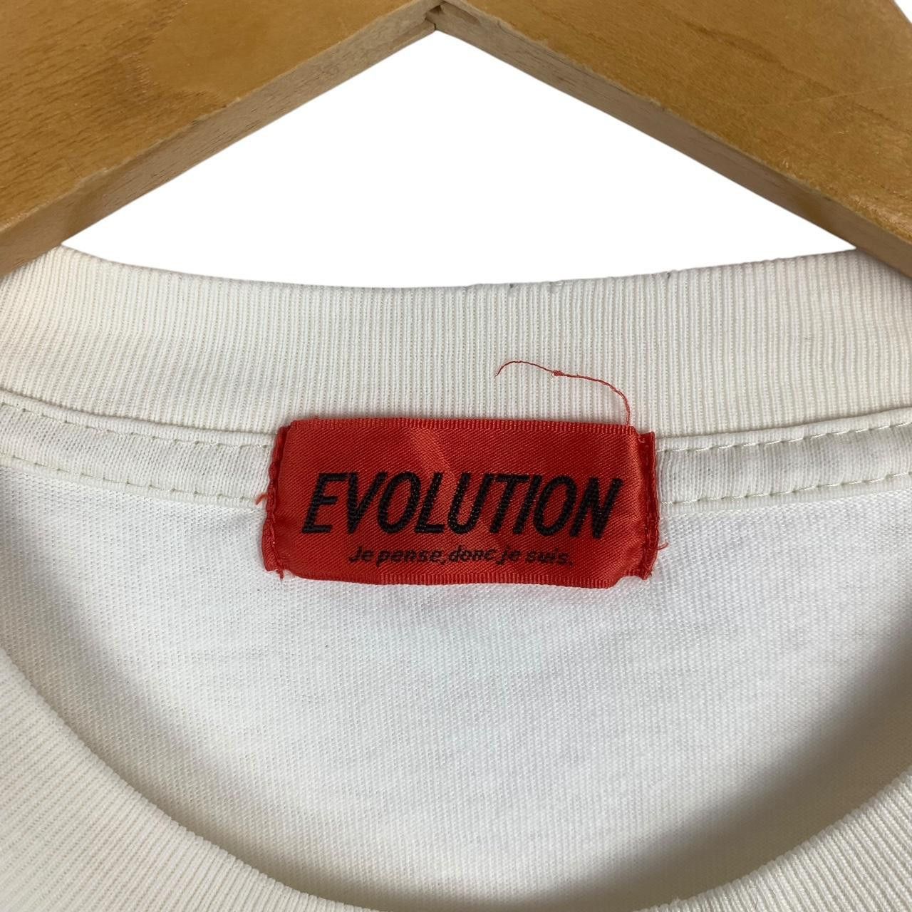 Vintage Vintage EVOLUTION BRUSH STROKE Painting Je Pense Tee Shirt Size US L / EU 52-54 / 3 - 3 Thumbnail