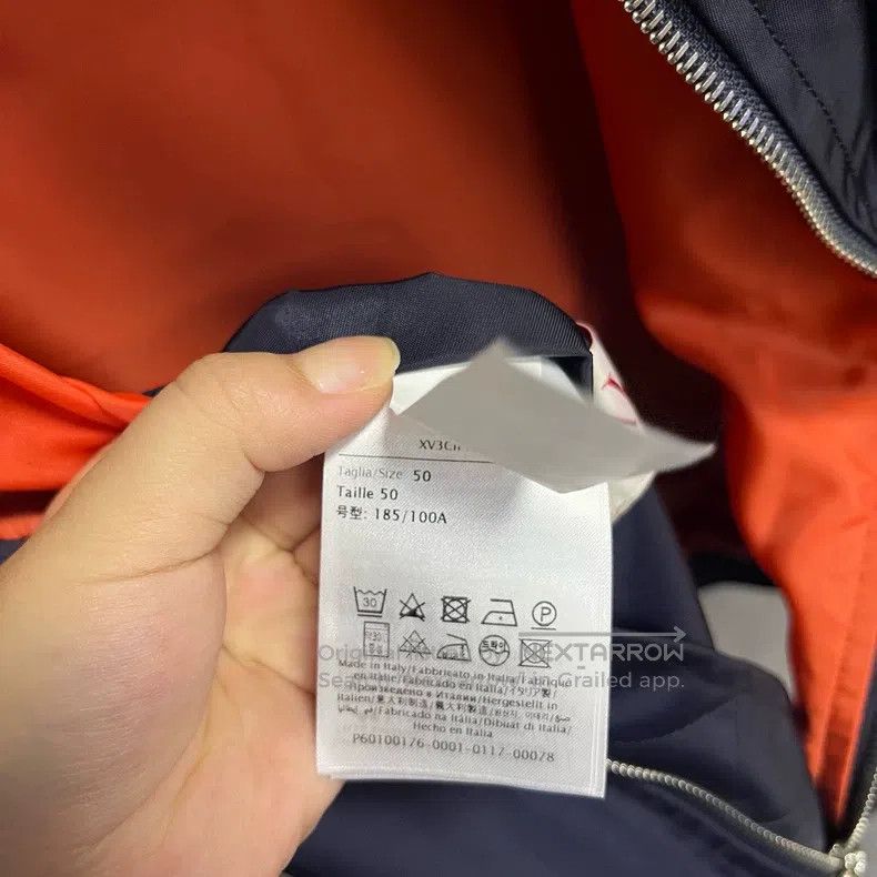 Valentino Valentino Blue back logo zipper bomber jacket Size US M / EU 48-50 / 2 - 4 Thumbnail