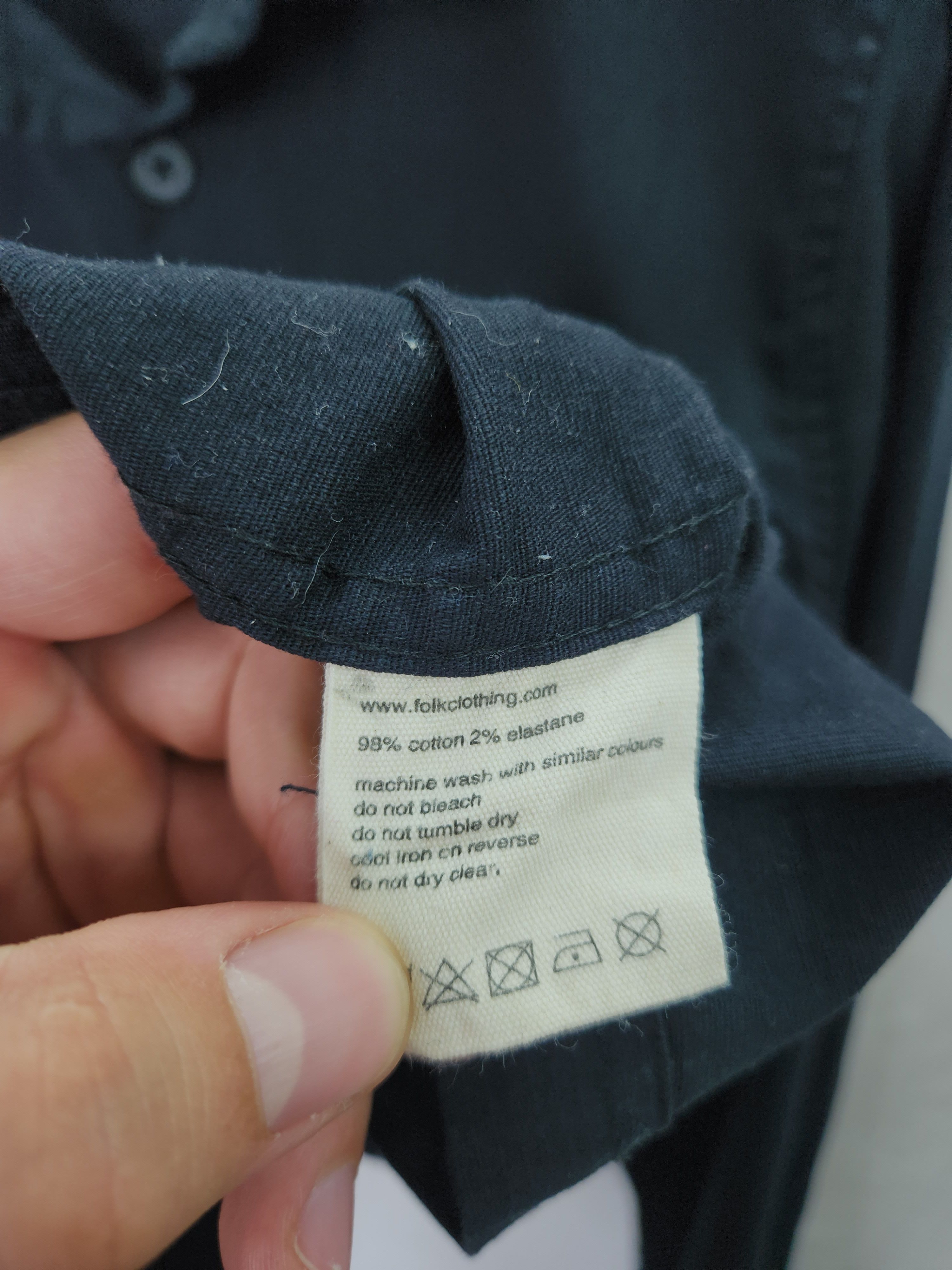 Folk Folk black cotton buttons down shirt size 4 Size US M / EU 48-50 / 2 - 8 Thumbnail