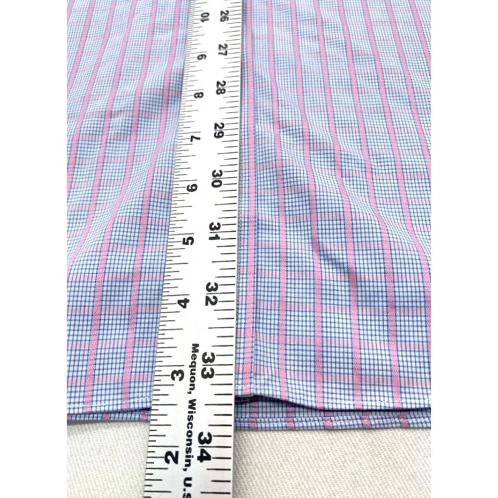 Nordstrom Nordstrom Dress Shirt Mens 2XL Long Sleeve Button White Check 100% Cotton Shirt Multicolor Size US XXL / EU 58 / 5 - 6 Thumbnail
