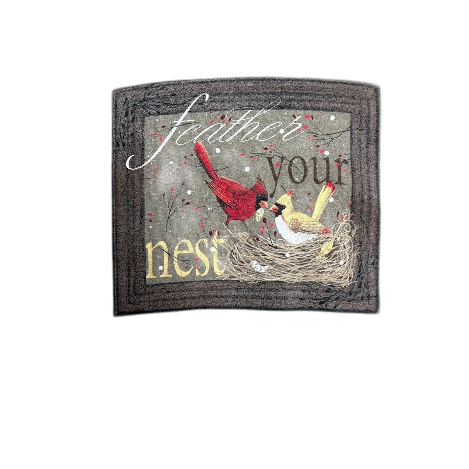Vintage Vintage Grandma Sweatshirt Art Artisan Cardinal Bird Xl Brow Size US XL / EU 56 / 4 - 2 Thumbnail