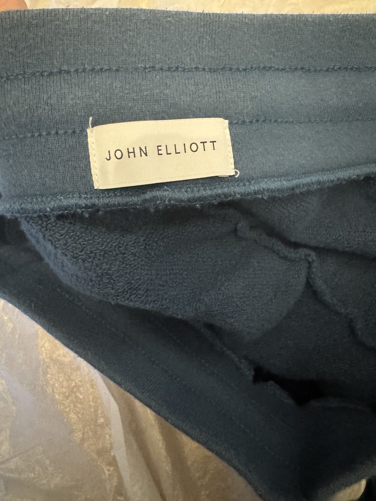 John Elliott John Elliot Sweat Shorts Teal Sz 2 Medium Size US 32 / EU 48 - 3 Thumbnail