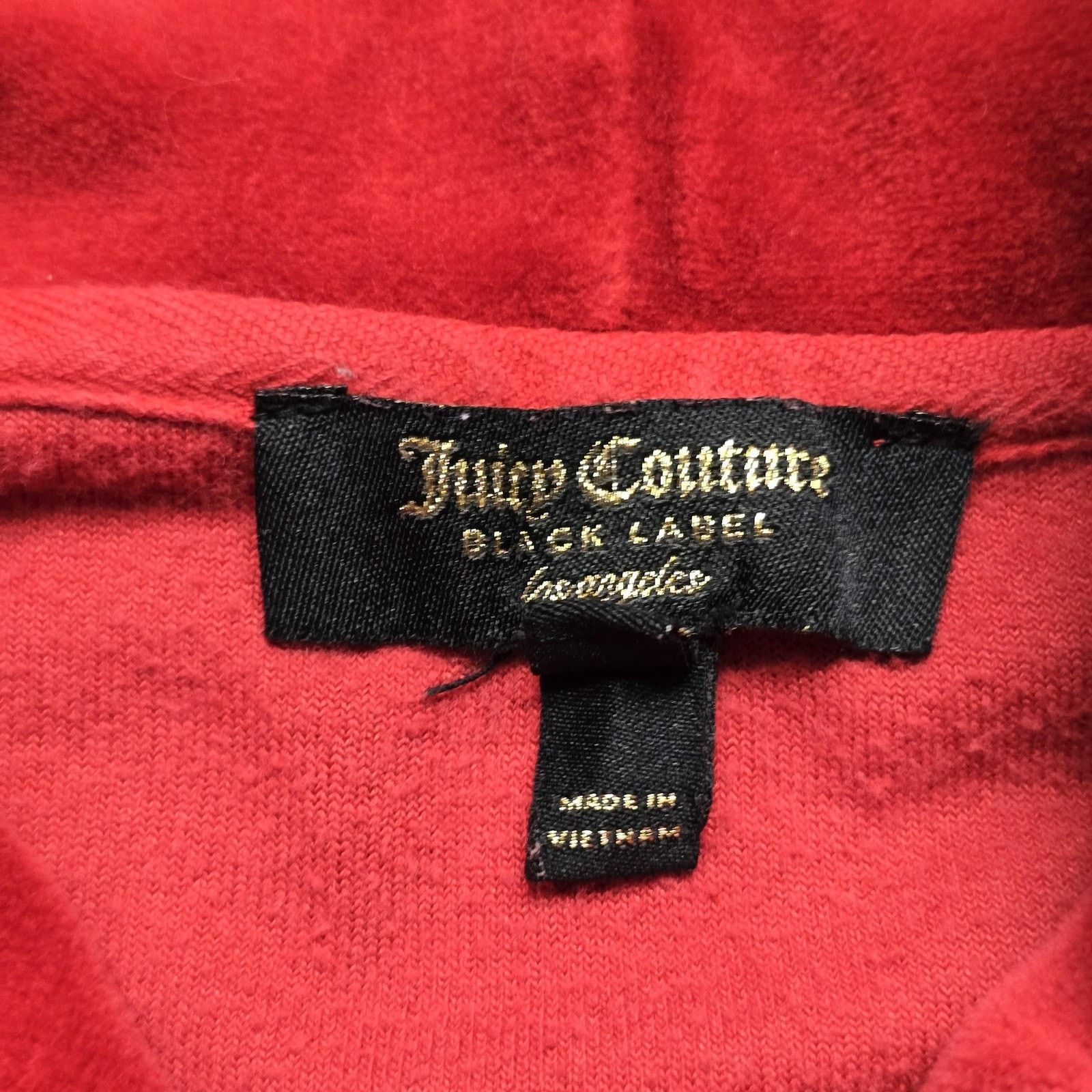 Juicy Couture Juicy Couture Black Label Hoodie Velour Los Angeles Pullover Size M / US 6-8 / IT 42-44 - 7 Thumbnail