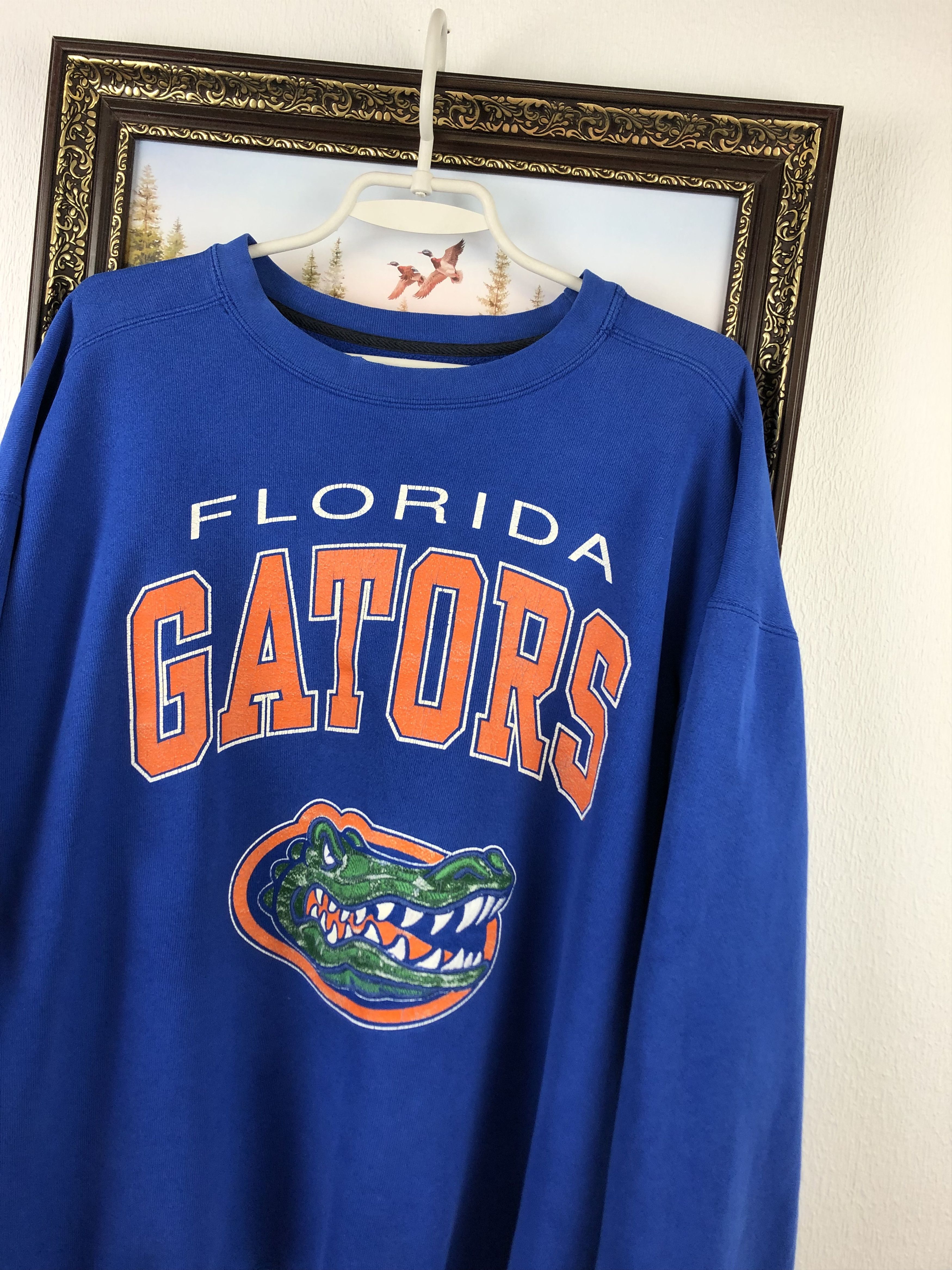 Vintage Vintage 90's Florida Gators Sweatshirt Blue Rare Crewneck Size US L / EU 52-54 / 3 - 4 Thumbnail