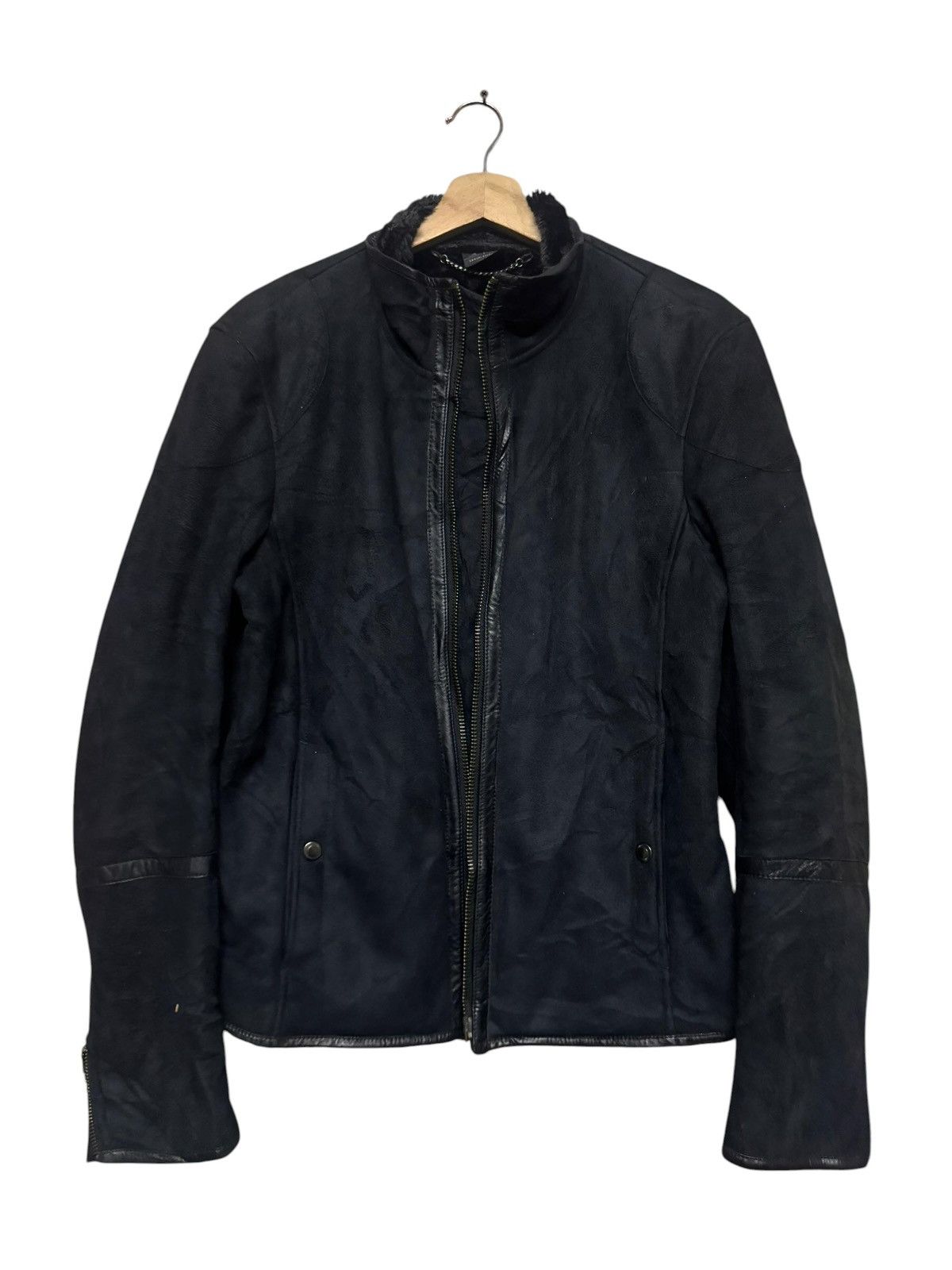Armani Exchange Armani Exchange Suede Ridding Leather Jacket Size US M / EU 48-50 / 2 - 5 Thumbnail