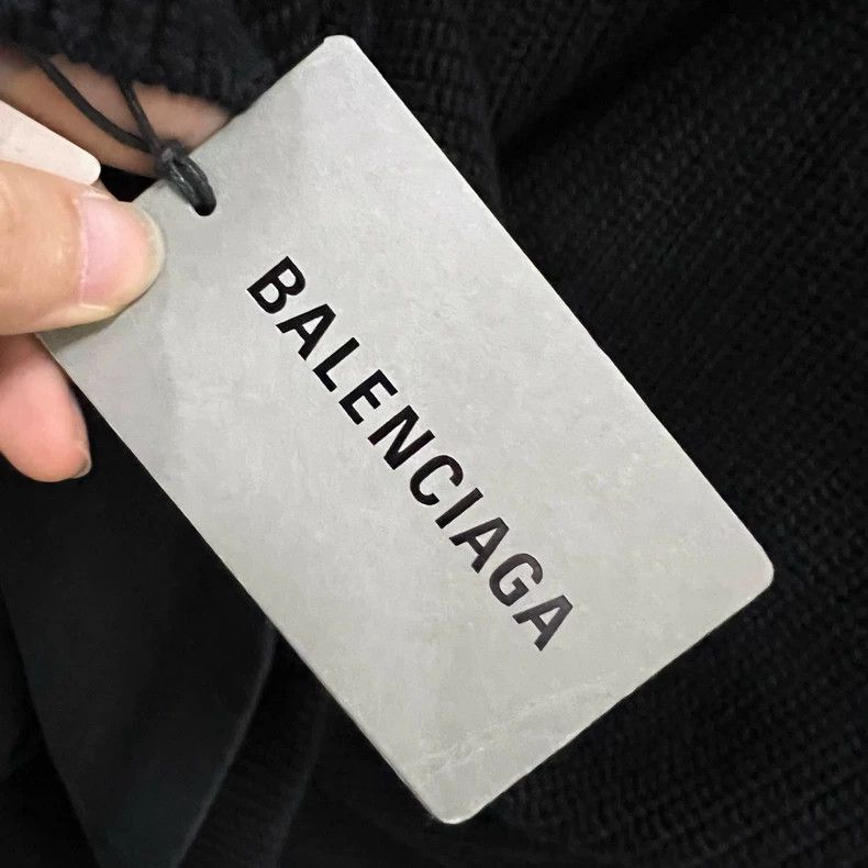 Balenciaga Balenciaga Patchwork Layered Long Sleeve Sweater Size US L / EU 52-54 / 3 - 7 Thumbnail