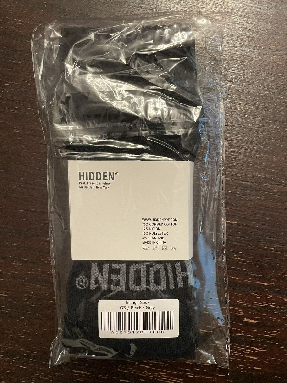 HIDDEN HIDDEN Socks Black Size ONE SIZE - 2 Thumbnail