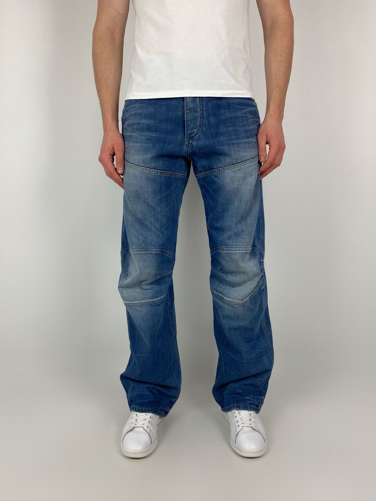 G-Star Raw 5620 Loose 3D Cut Washed Denim Pants 32X32