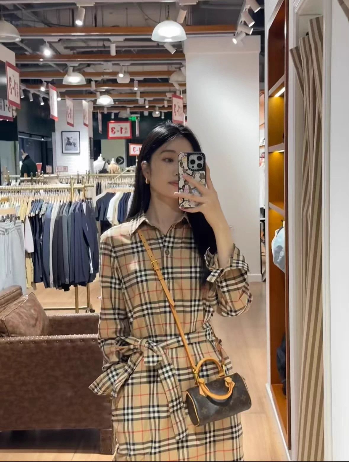 Burberry Burberry Classic Check Belted Shirt Dress 40 Deadstock Size M / US 6-8 / IT 42-44 - 4 Thumbnail