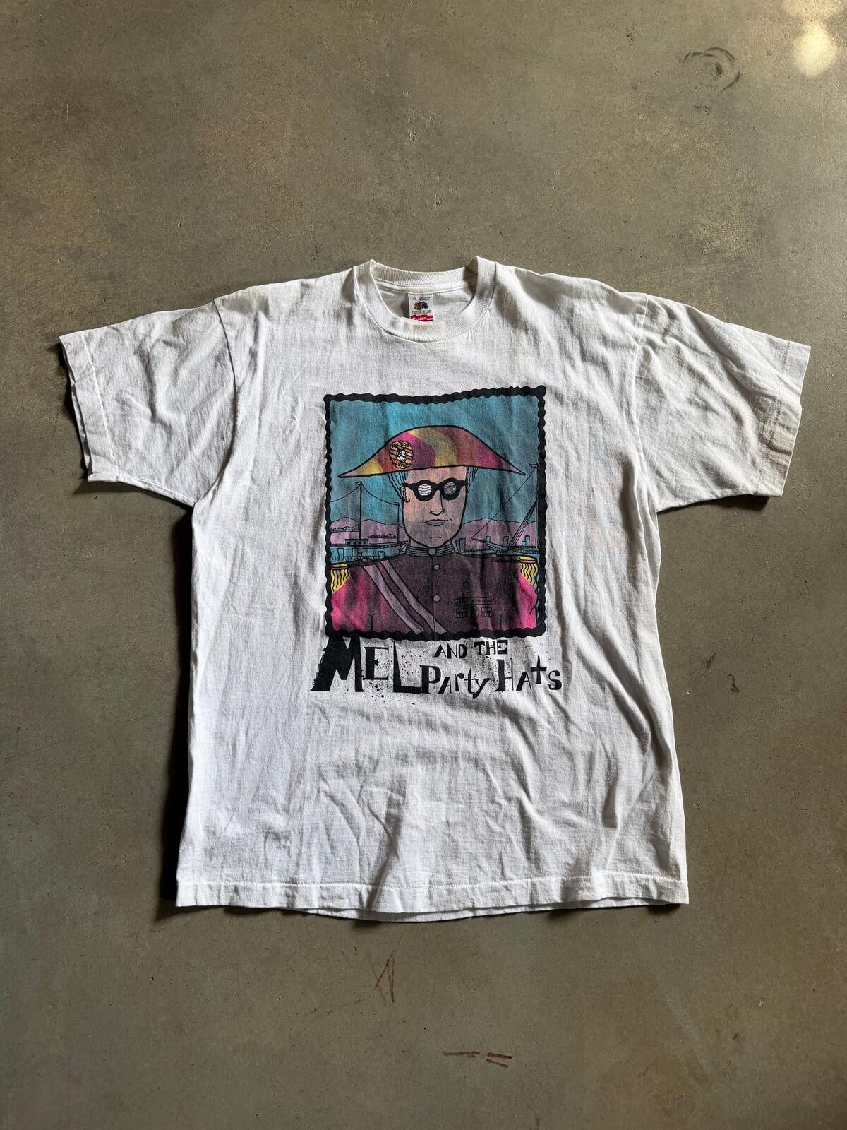 Fruit Of The Loom VTG Mel and The Party Hats Tee Sz XL Size US XL / EU 56 / 4 - 1 Thumbnail