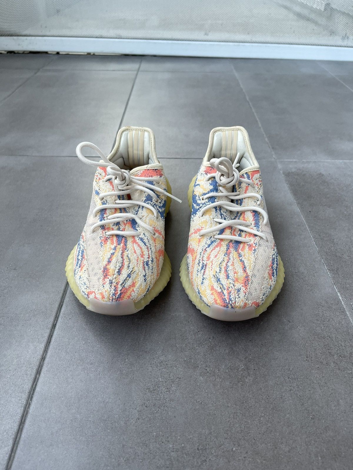 Adidas × Kanye West Adidas Yeezy Boost 350 V2 MX Oat Low-Top Sneakers Size US 10.5 / IT 40.5 - 4 Thumbnail