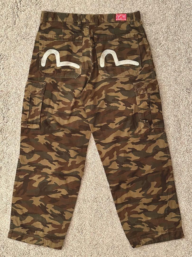 Evisu Evisu Camo Cargo Pants | Grailed