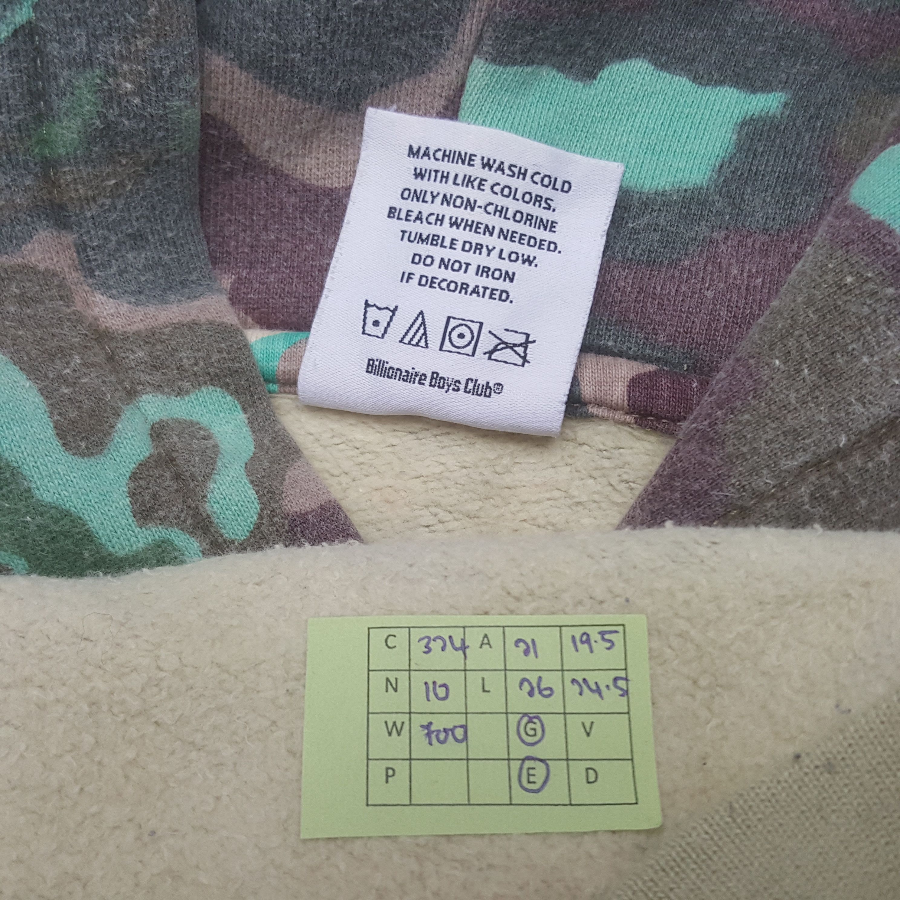 Billionaire Boys Club Vintage Billionaire Boys Club Japanese Camo Hoodies C324N10 Size US M / EU 48-50 / 2 - 8 Thumbnail