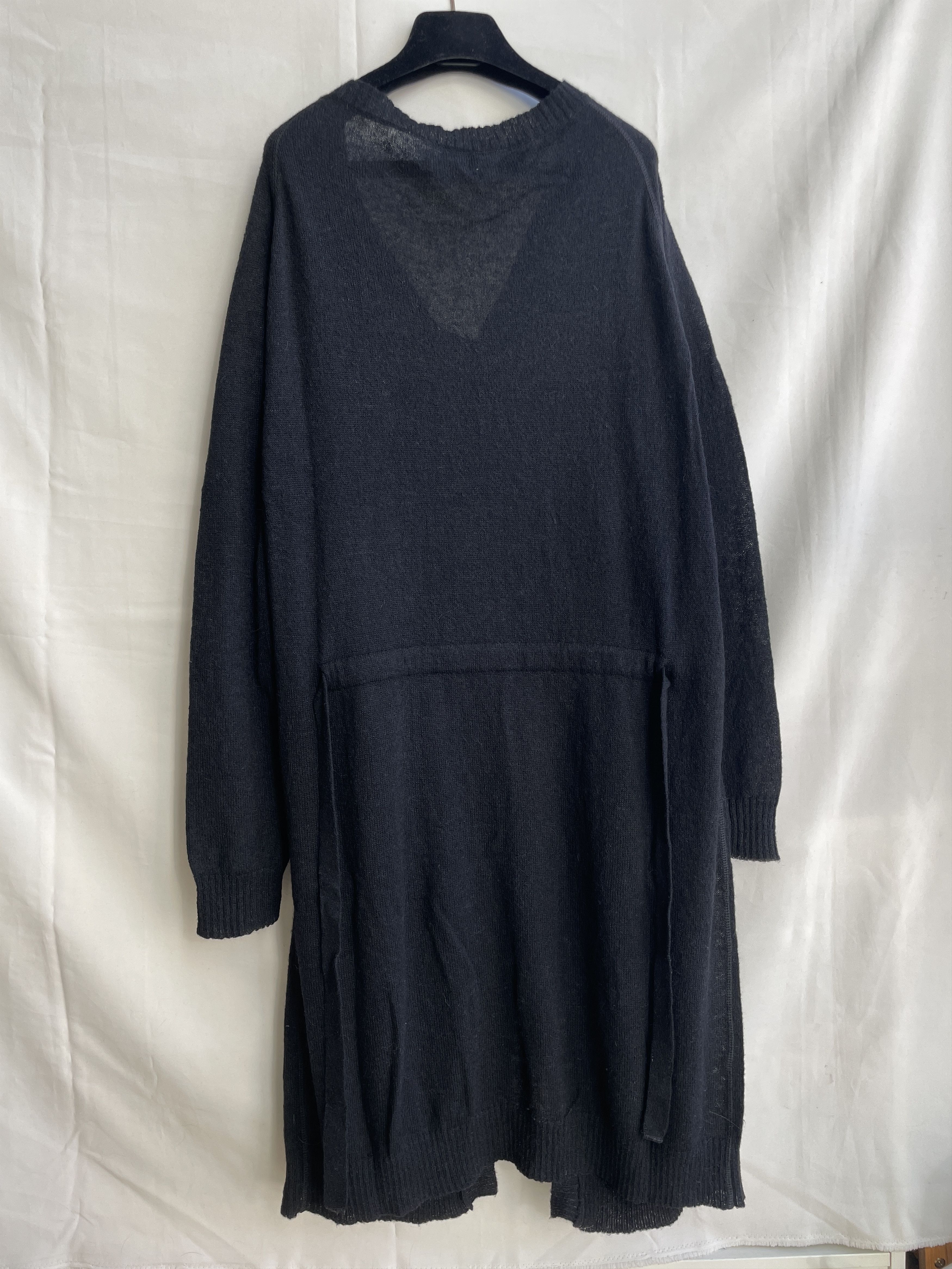 Annette Gortz Annette Gortz Baby Alpaca Blend Belted Long Cardigan Size L / US 10 / IT 46 - 2 Thumbnail