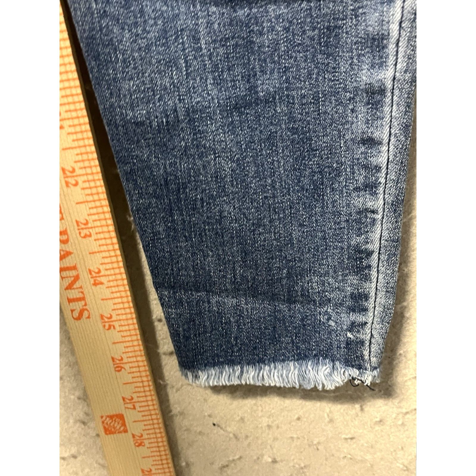 Vintage VINTAGE STS Blue Jeans Women Ankle Distressed 25 Blue High Rise Ellie Size 25 Womens Jeans Size 42" / US 20 - 5 Thumbnail