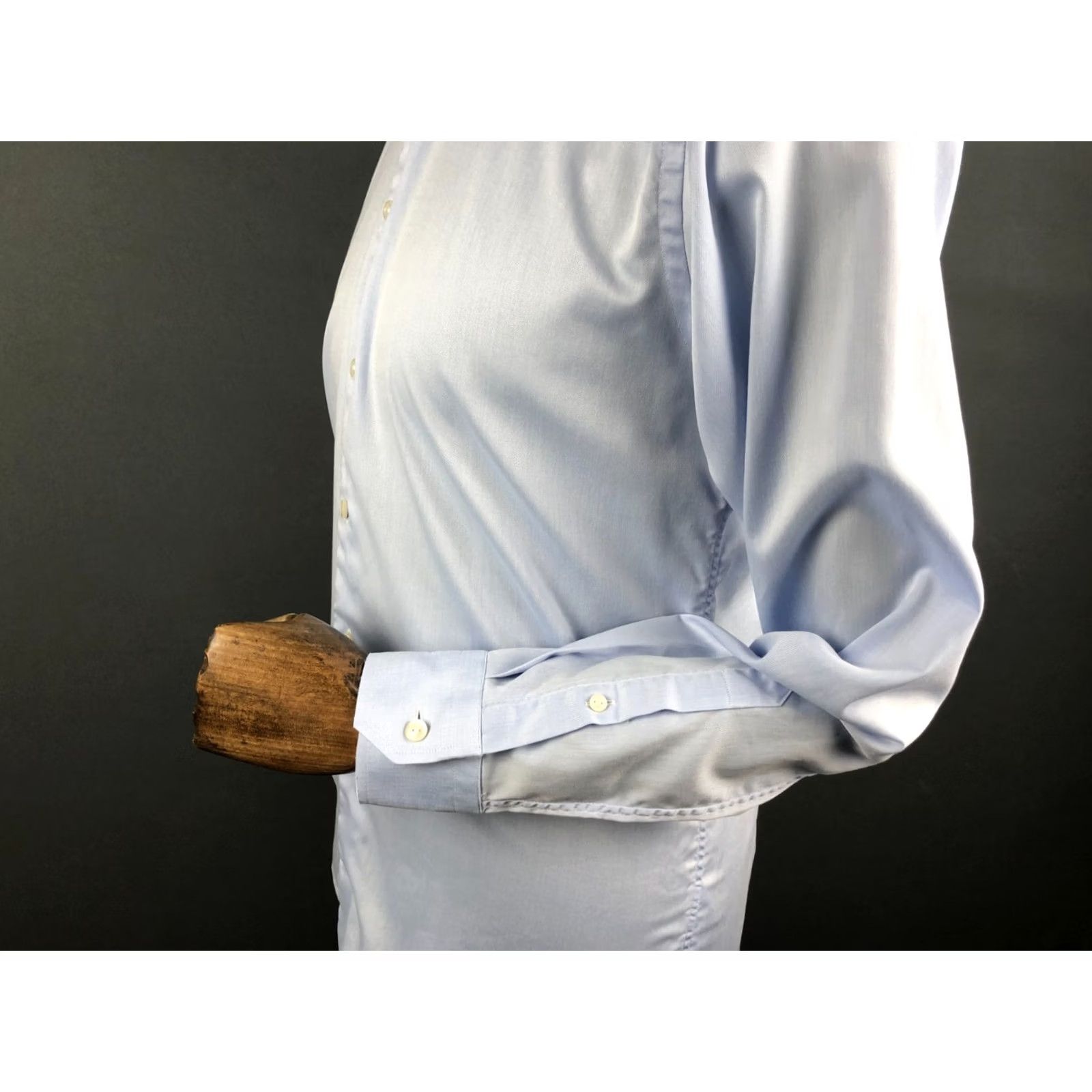 Eton ETON Men's Shirt 39 Blue Cotton Long Sleeve Slim Fit Button-Up Casual Shirt Size US L / EU 52-54 / 3 - 7 Thumbnail