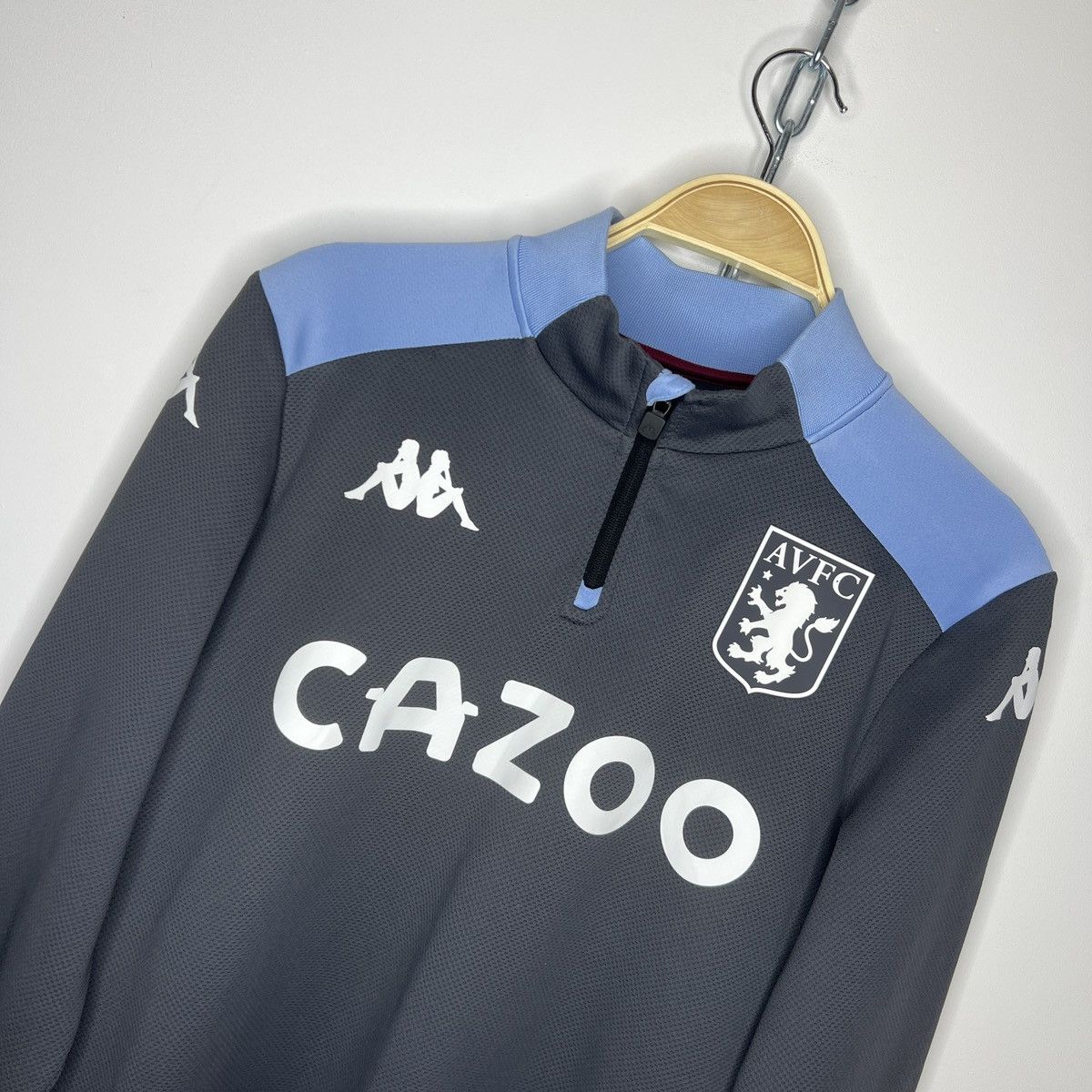 Kappa × Vintage Vintage Aston Villa Kappa soccer training sweatshirt size M Size US M / EU 48-50 / 2 - 4 Thumbnail