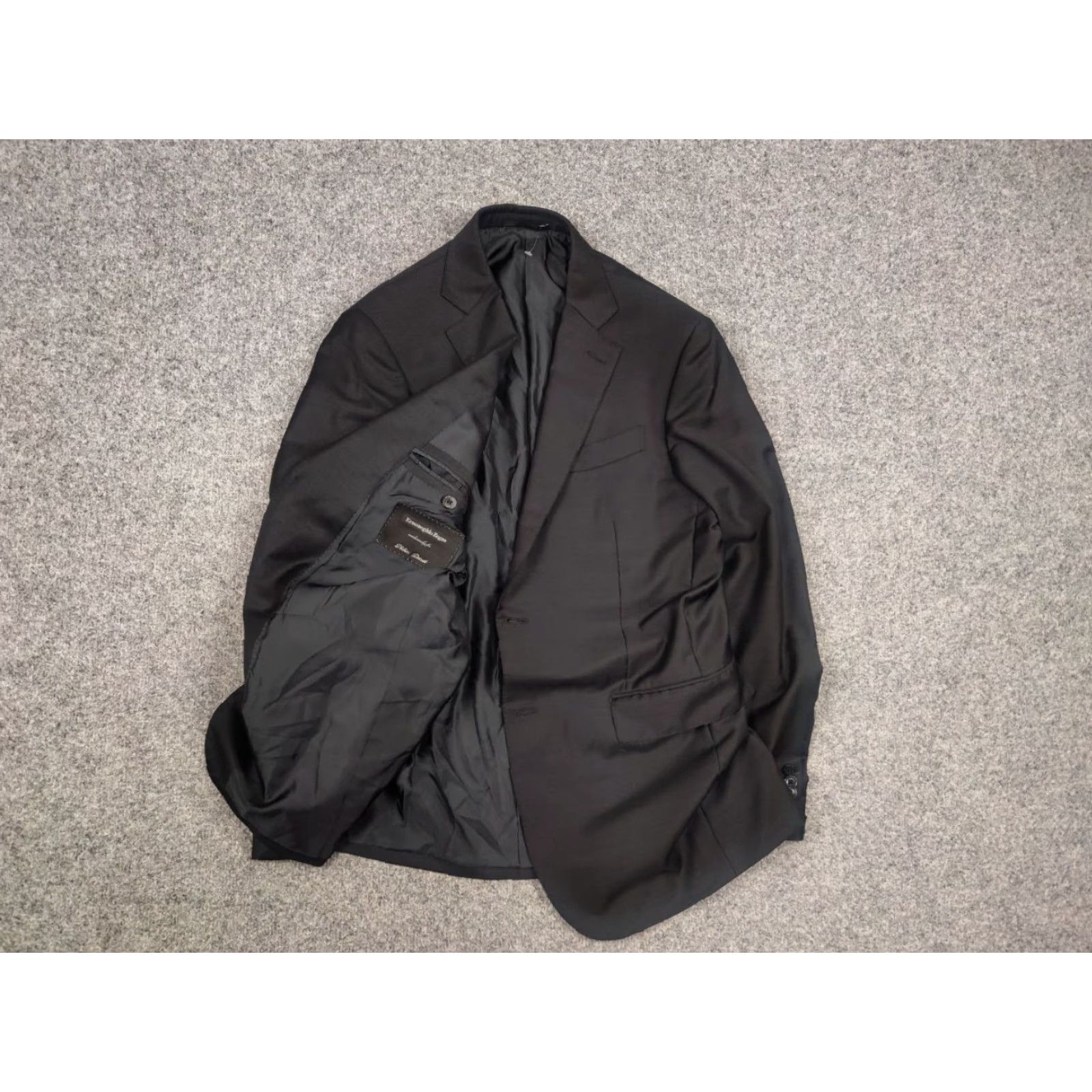 Ermenegildo Zegna Ermenegildo Zegna Mila blazer Dark Gray wool Jacket Size 50R - 3 Thumbnail
