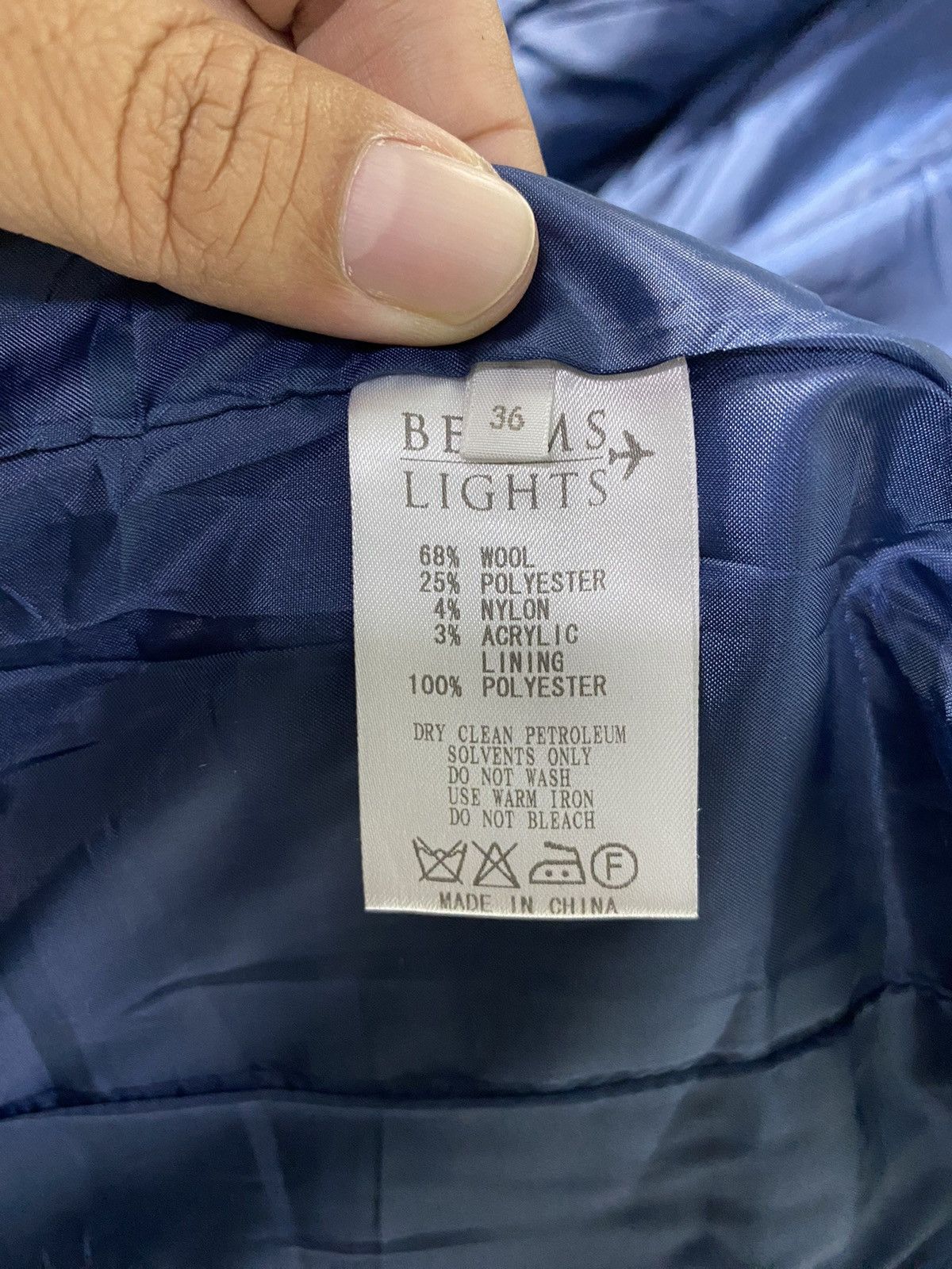 Beams Plus Beams Lights Wool Blazer Size XS / US 0-2 / IT 36-38 - 8 Thumbnail