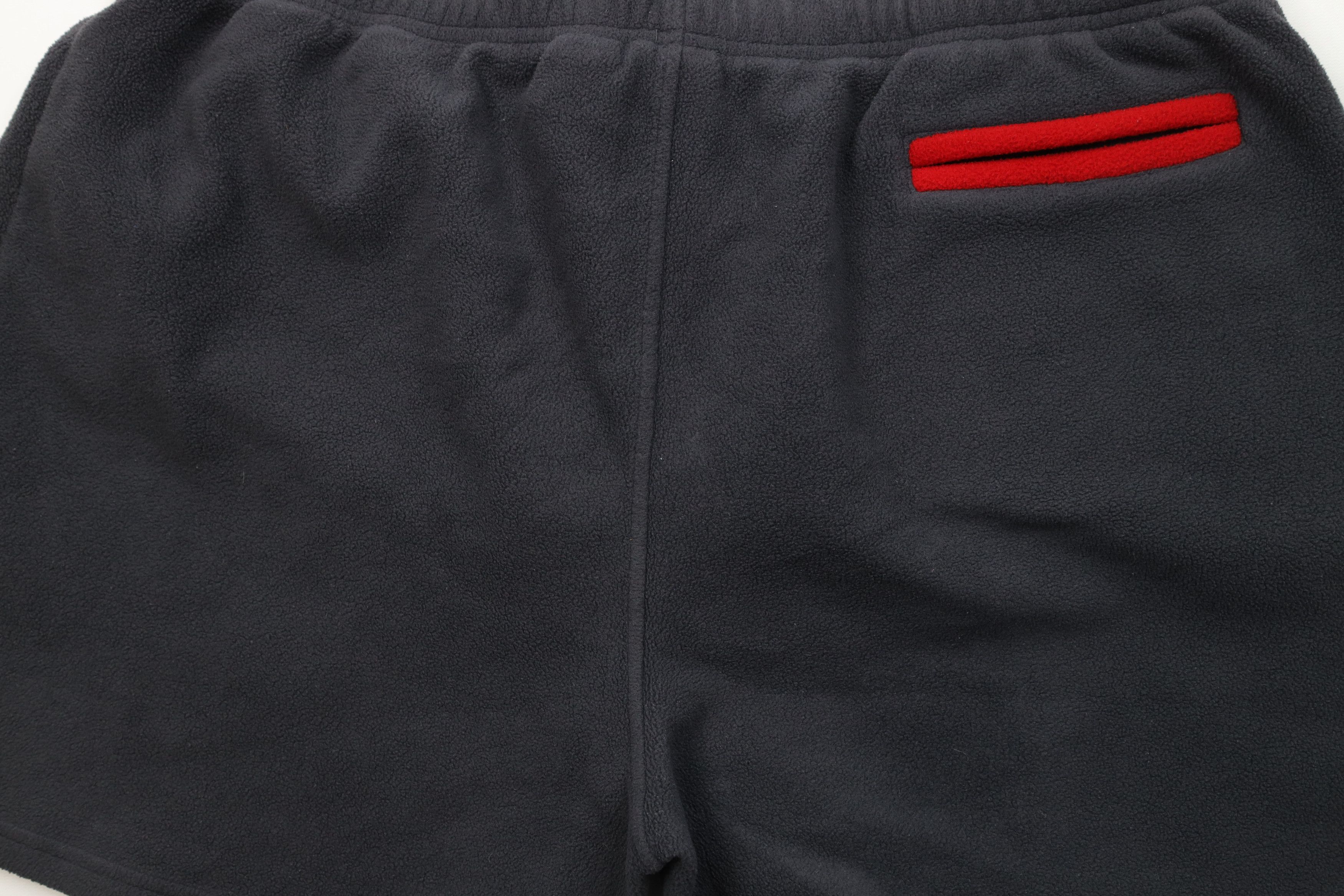 Vintage Vintage 90s Streetwear Knee Fleece Shorts Charcoal Gray Size US 36 / EU 52 - 10 Thumbnail